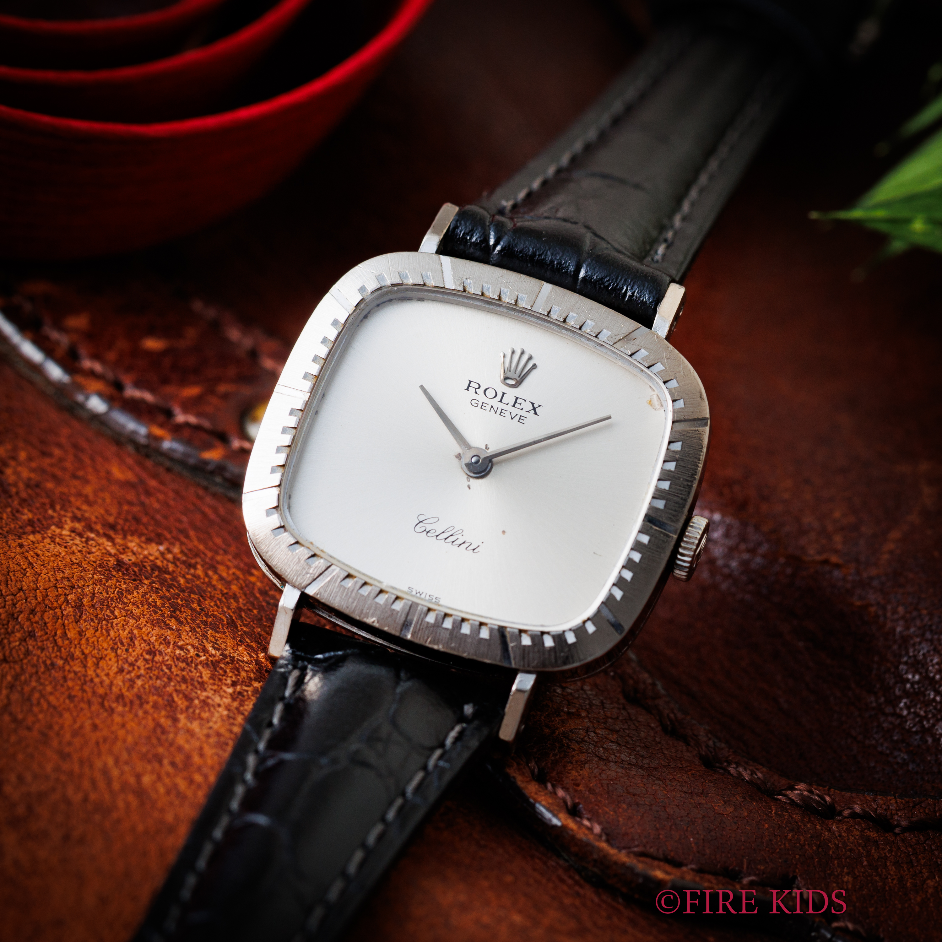 ROLEX　チェリーニ　スクエア　wg