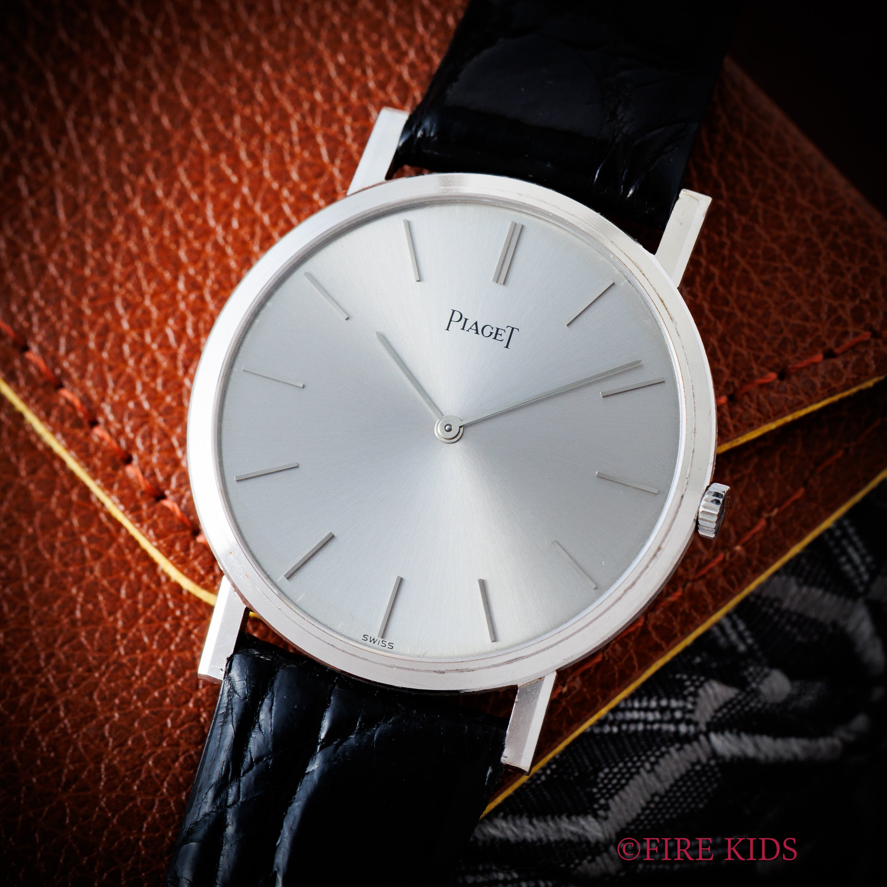 ピアジェ 18金無垢 ラウンドケース 1980年代製 手巻き Ref.Ref.9003 19