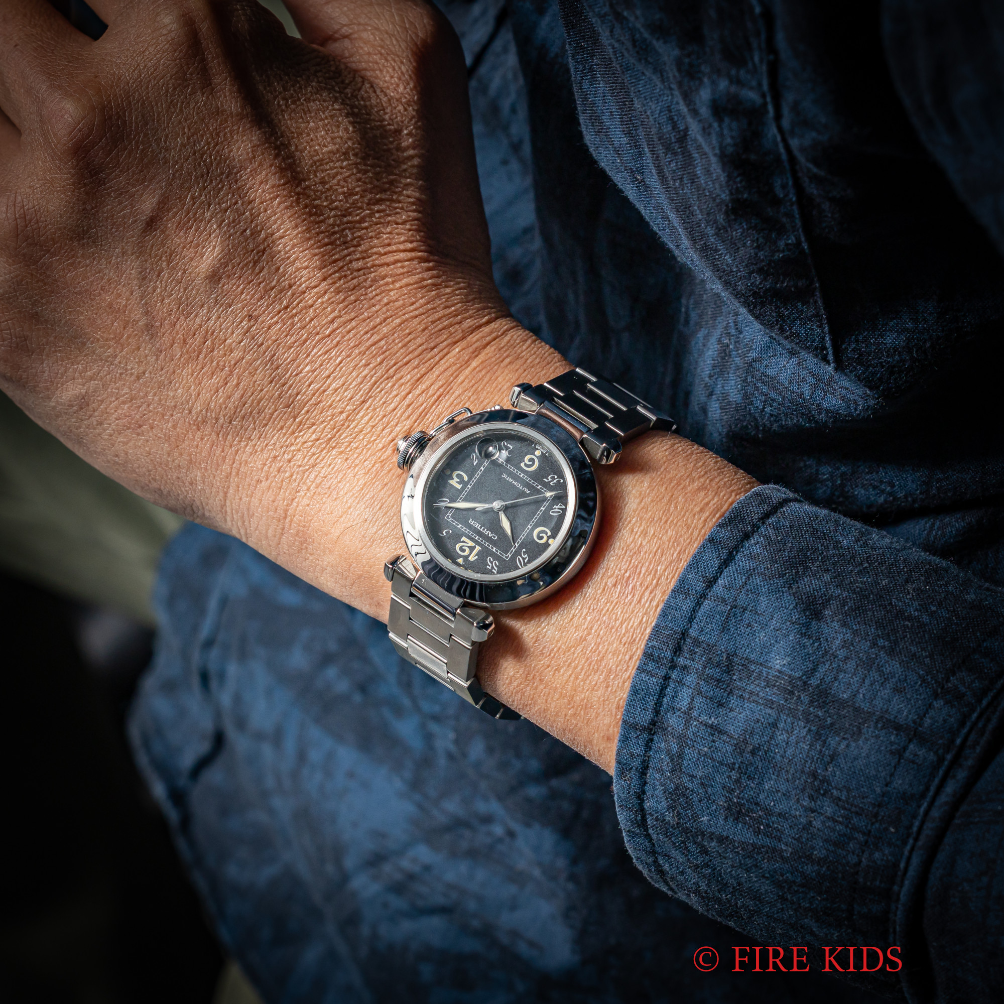 FIREKIDS｜ファイアーキッズ / カルティエ パシャC ブラックダイヤル