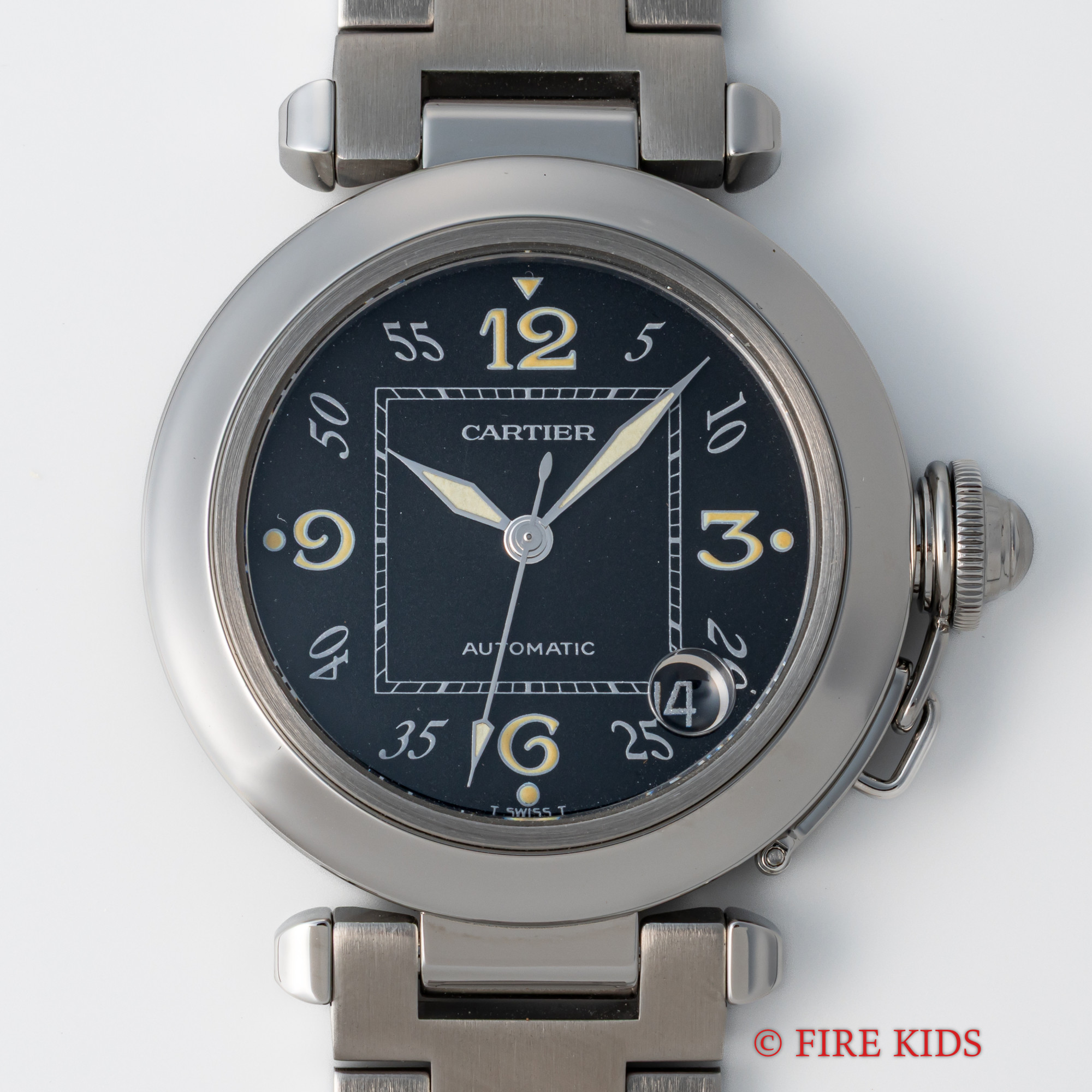 FIREKIDS｜ファイアーキッズ / カルティエ パシャC ブラックダイヤル