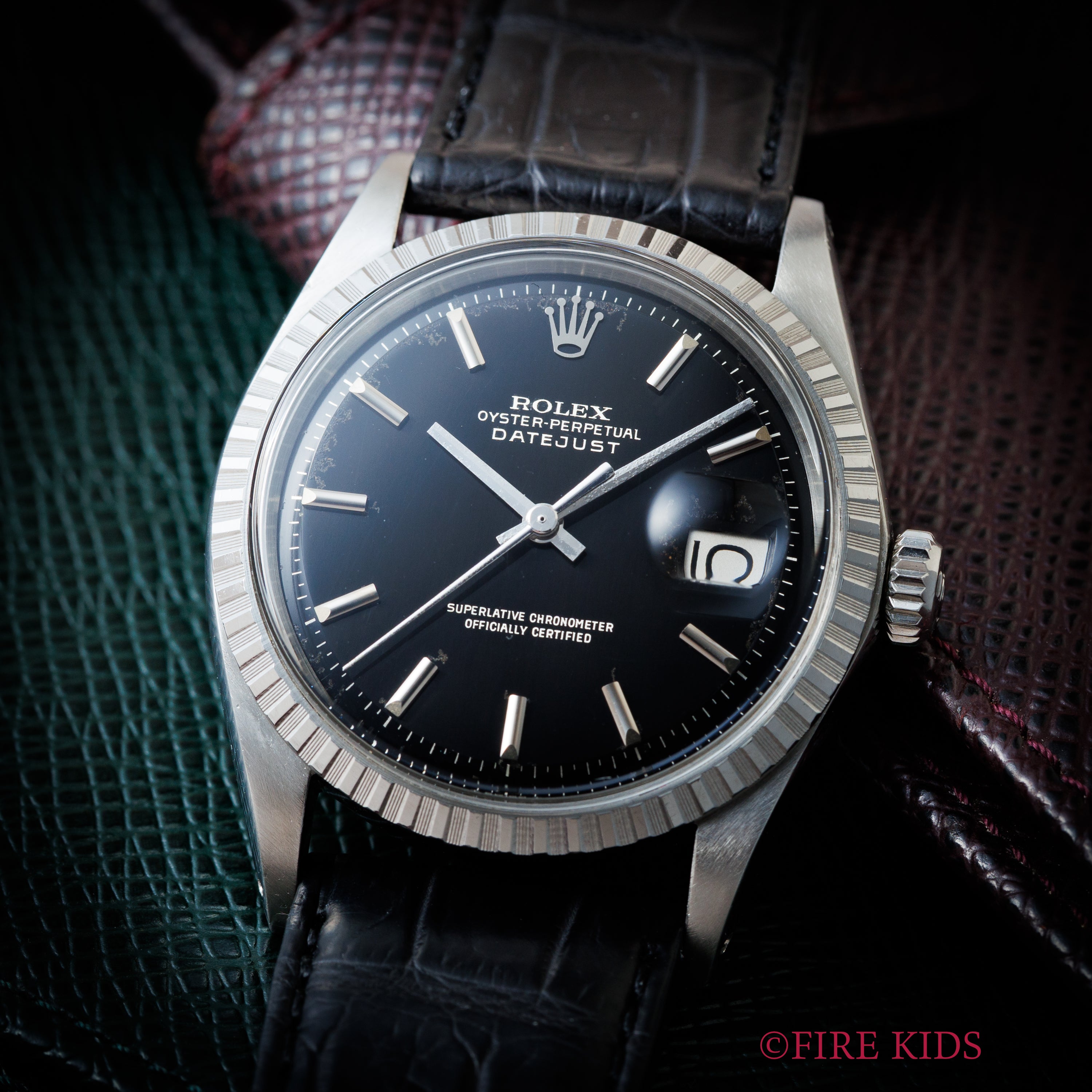 ロレックス デイトジャスト1970年製/昭和45年製 ブラックミラーダイヤル Ref.1603