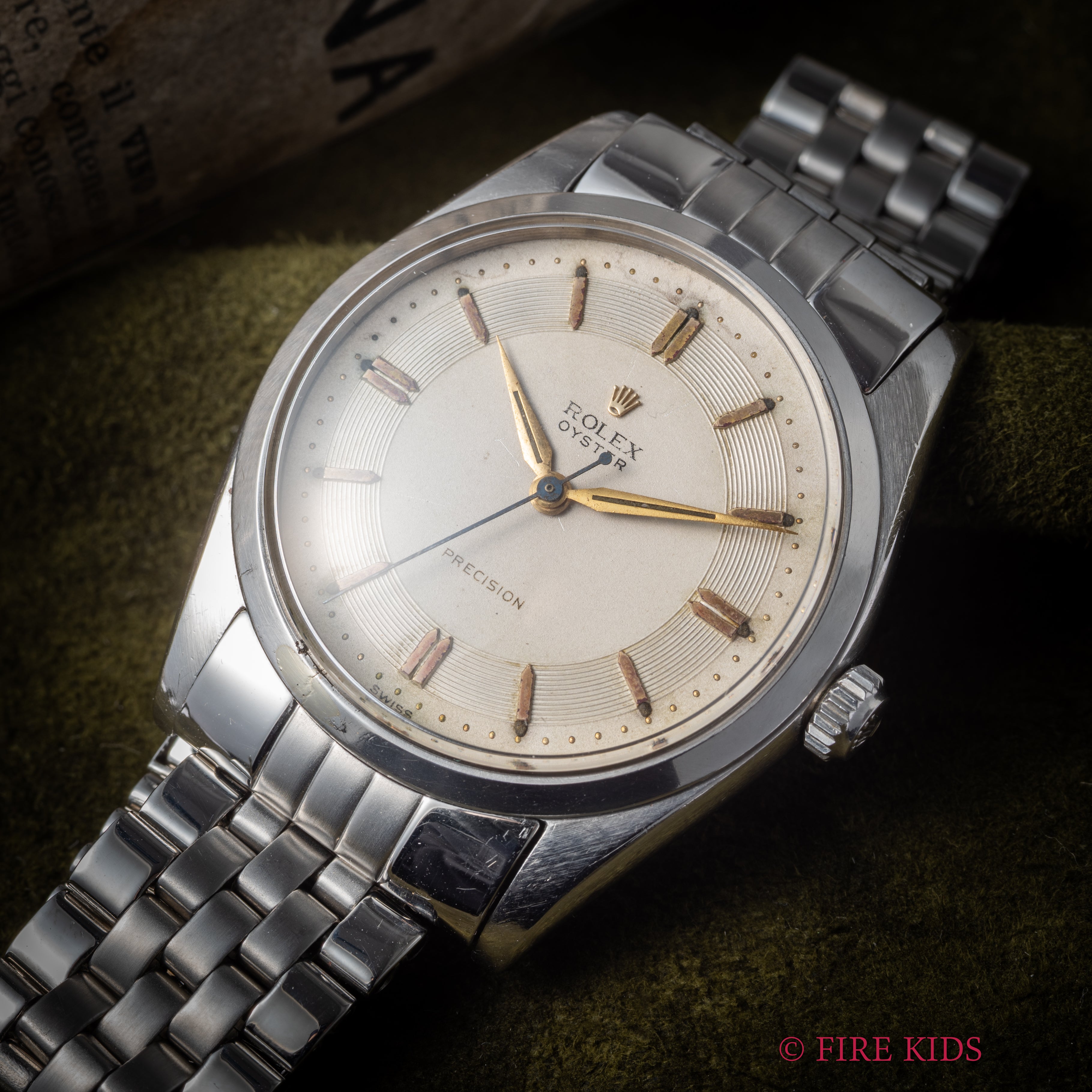 ロレックス Ref.6424 ビックオイスター 1956年製 手巻き