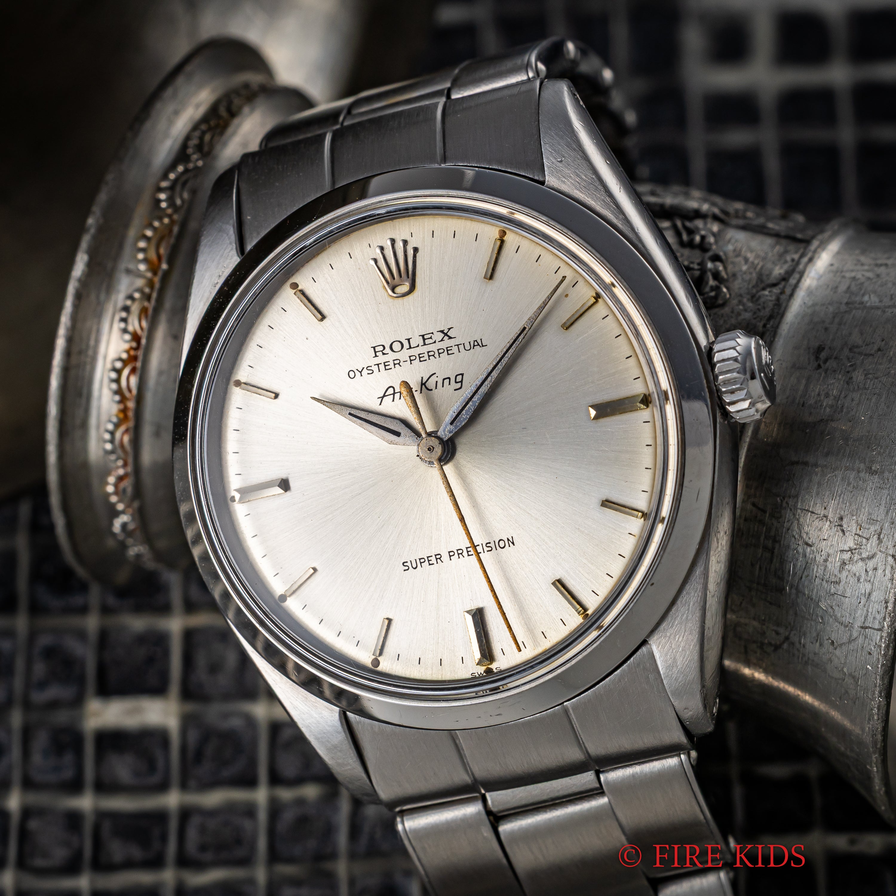 ロレックス エアキング 1963年製 シルバーダイヤル Ref.5500