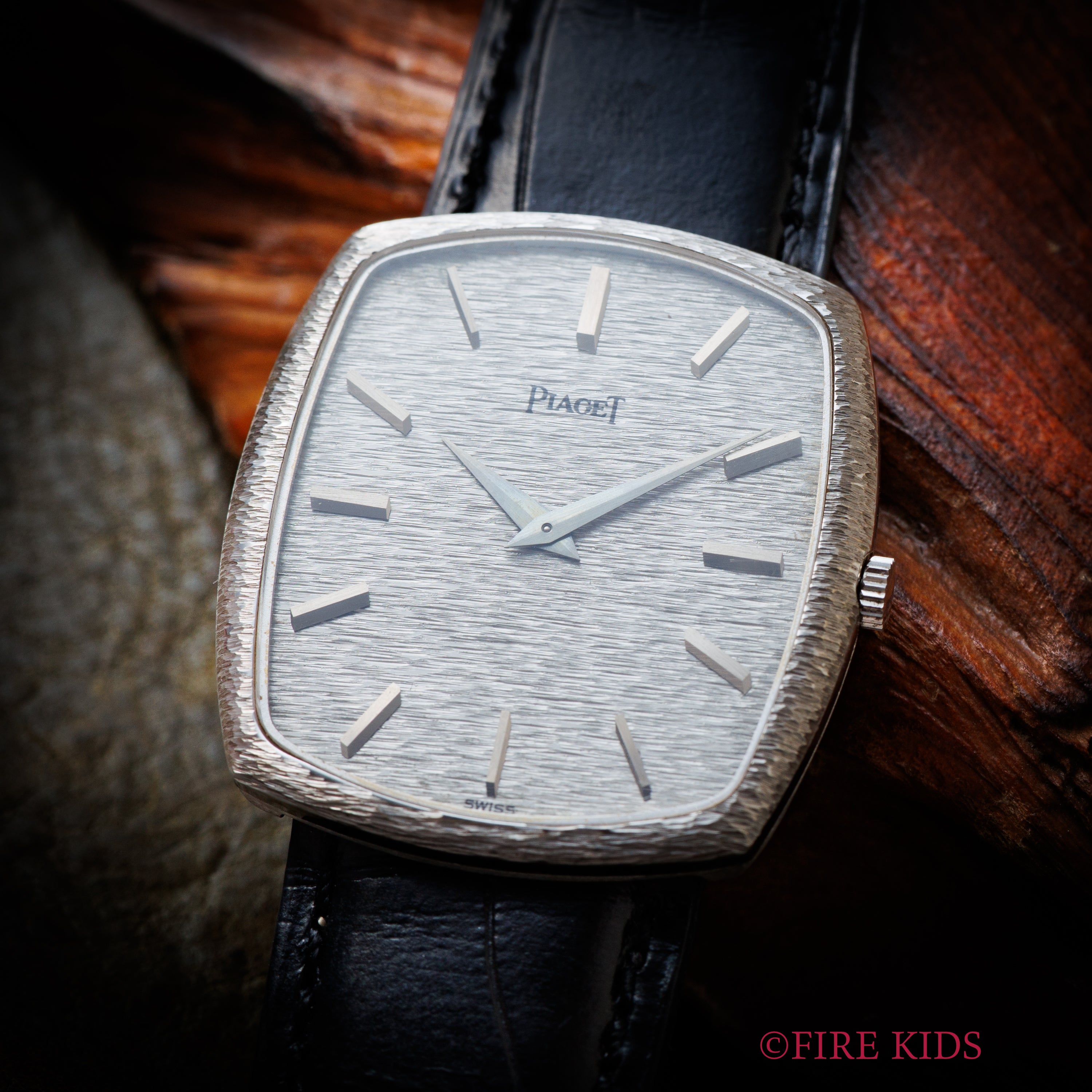 ピアジェ Ref.9741 18金ホワイトゴールド 1970年代製 手巻き Cal.9P2 純正18金尾錠付