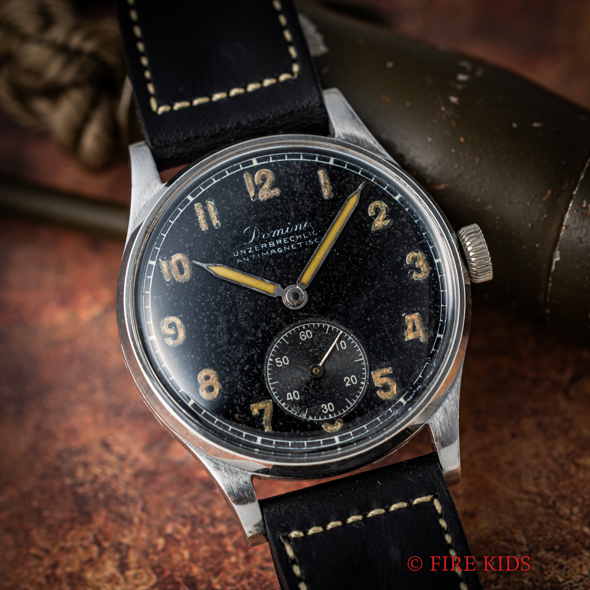 Domino ドイツ ミリタリータイプ 1940年代 手巻き