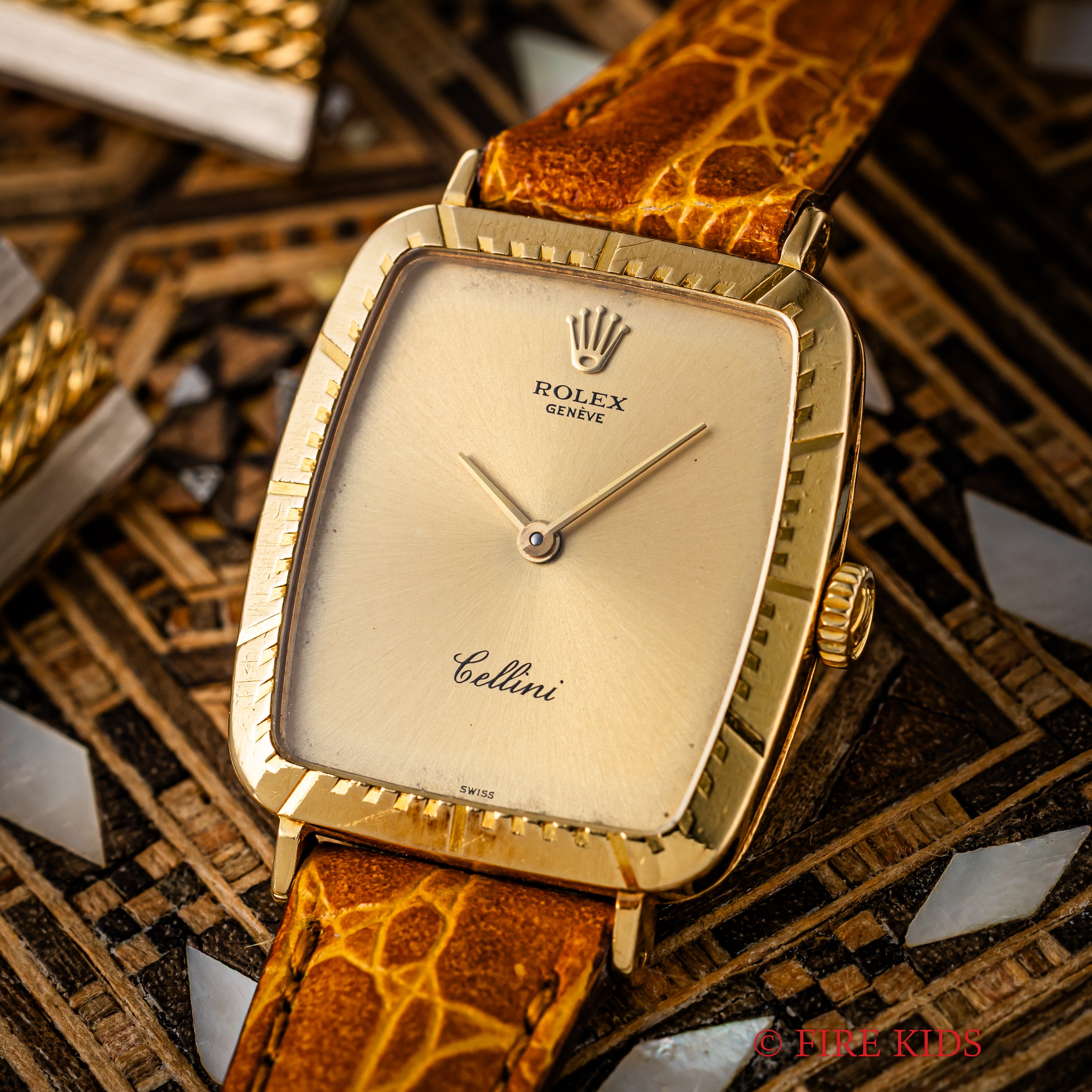 ロレックス チェリーニ レディース 18金無垢イエローゴールド 1981年製 シルバーダイヤル Ref.4080