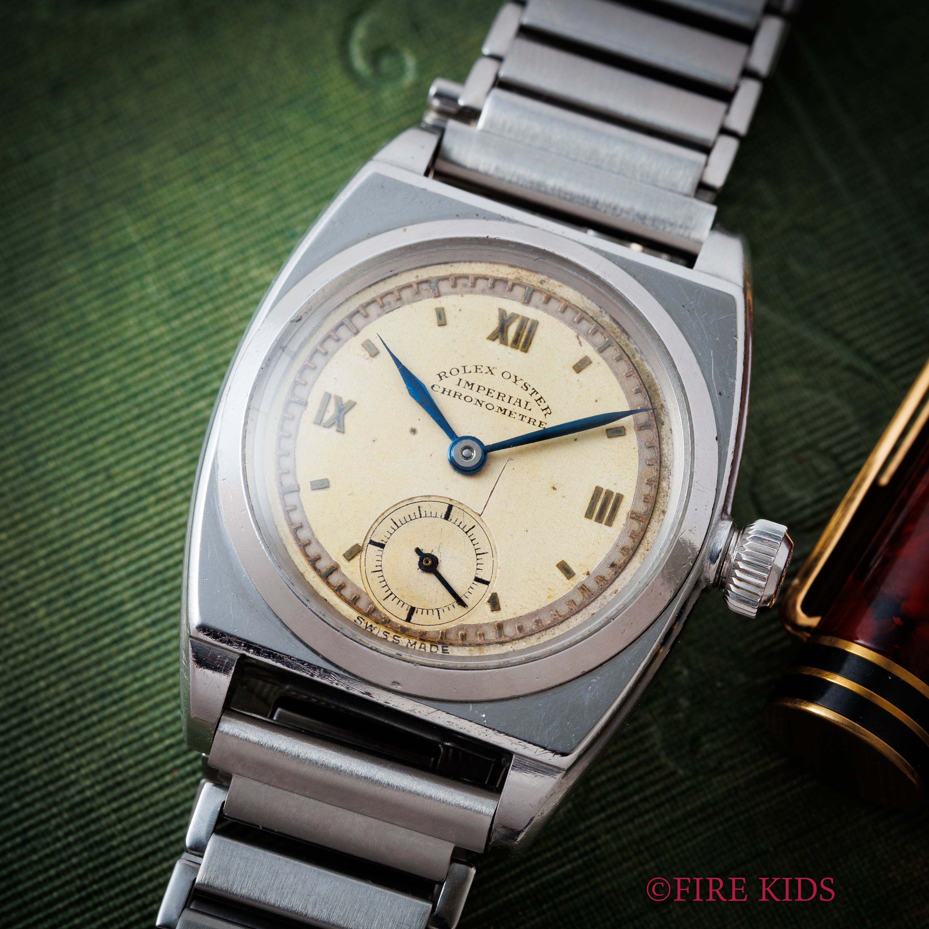 ロレックス バイセロイ インペリアル クロノメーター 目の眼ダイヤル 1940年製 Ref.3116 オイスターパテントリューズ