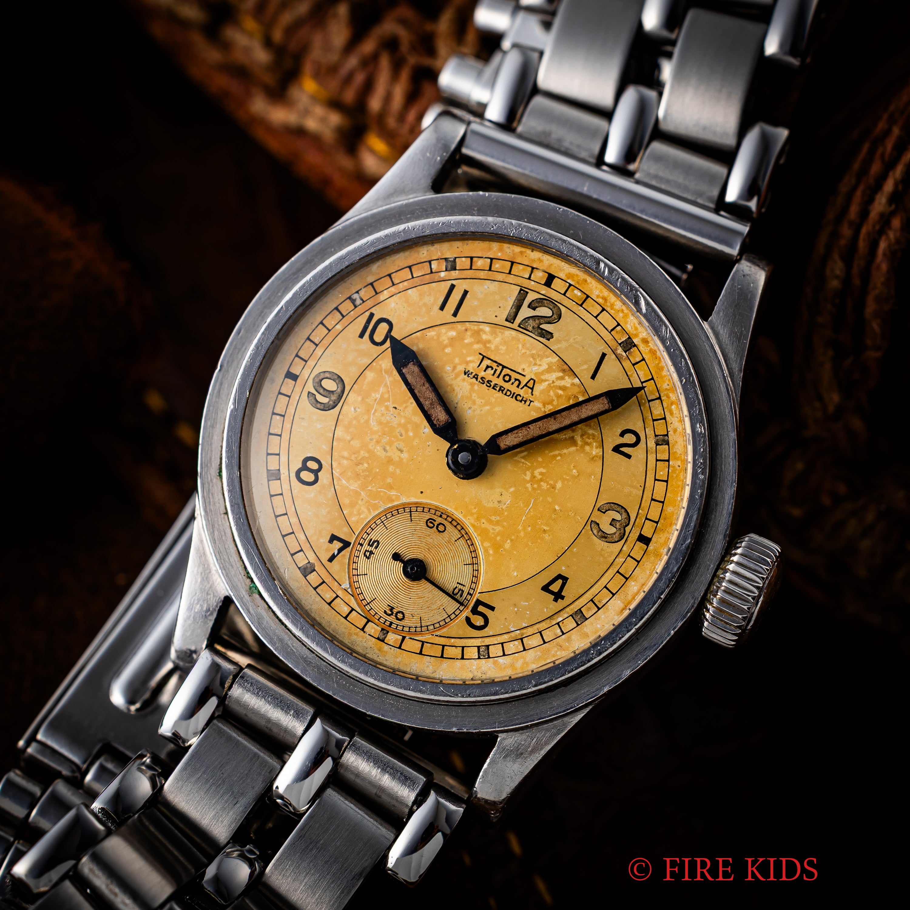 トリトーナ トレタケ 1940年代製 トレタケ ステップベゼル 手巻き