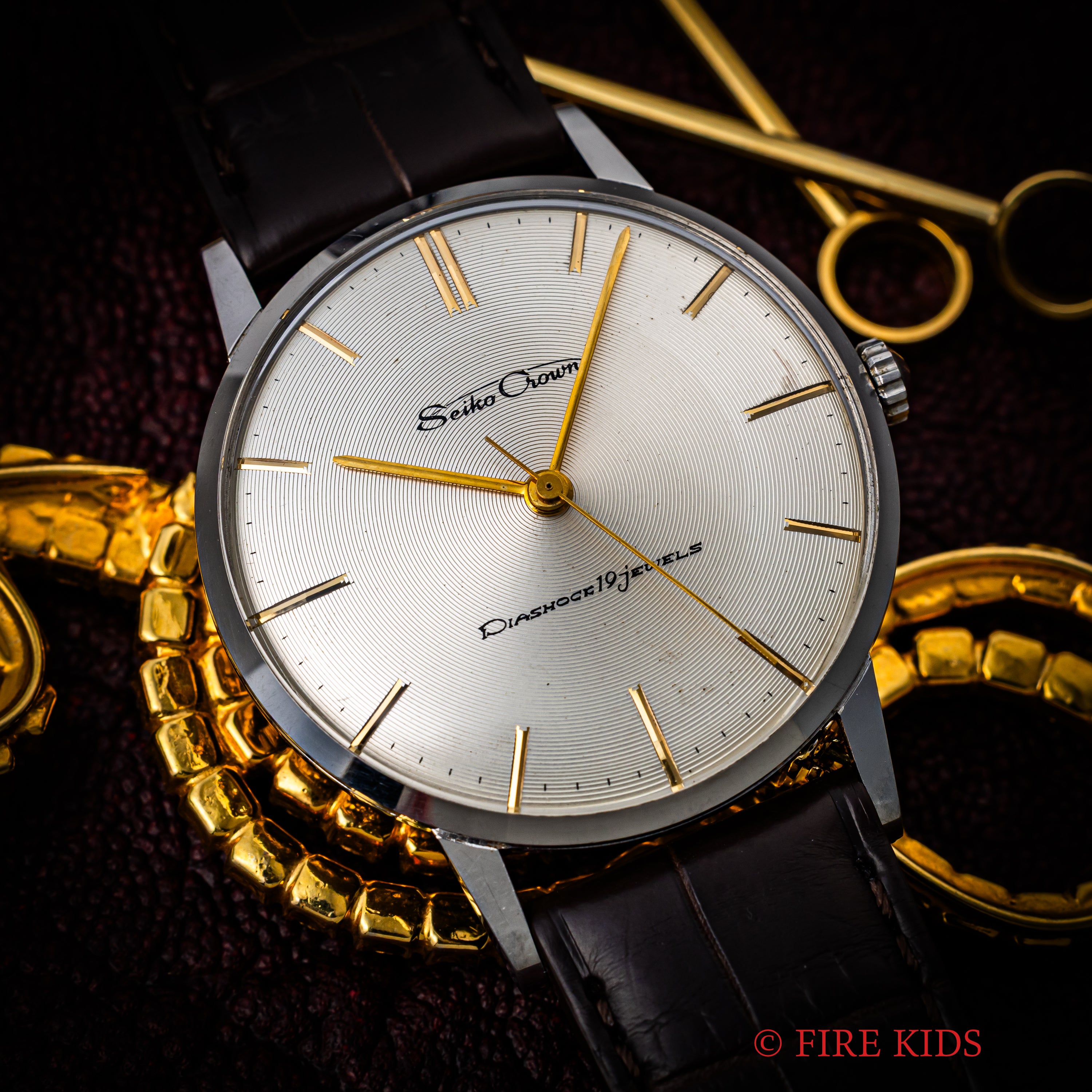 セイコー クラウン 1960年製（昭和35年製） Ref.15002 レコード文字盤