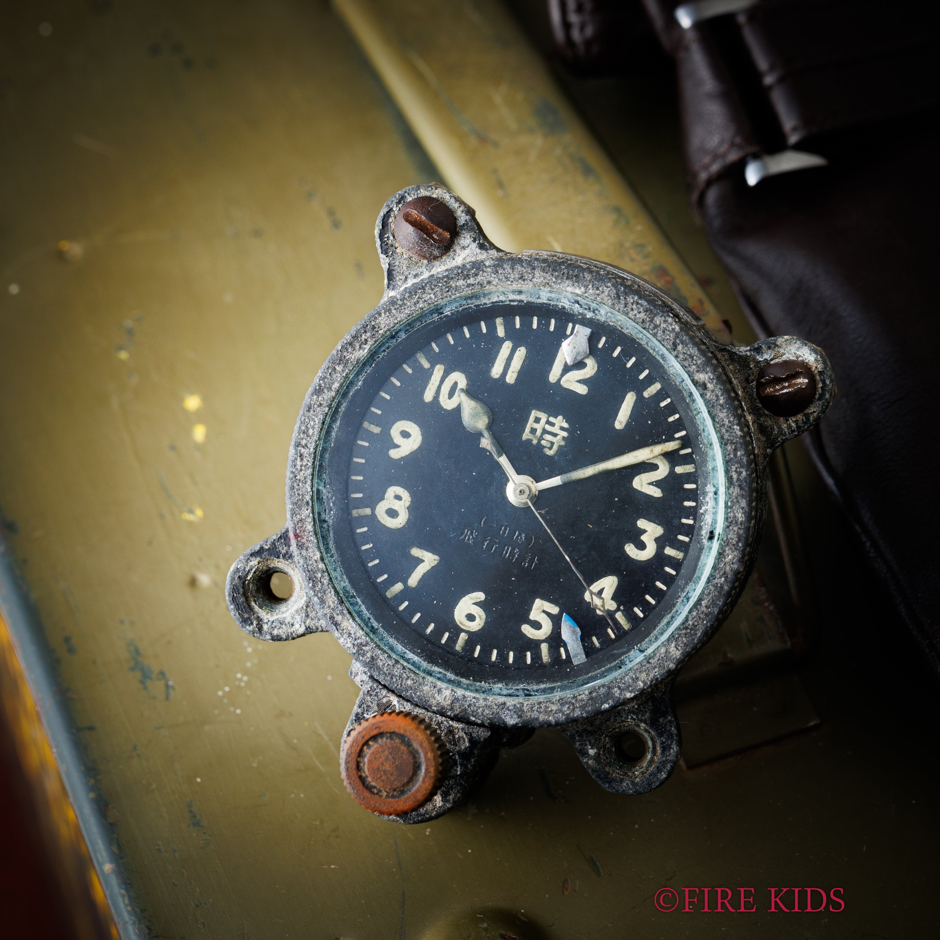 セイコー 精工舎 100式飛行時計 日本陸軍軍用時計 一日捲 手巻き コクピット時計 1940年代製