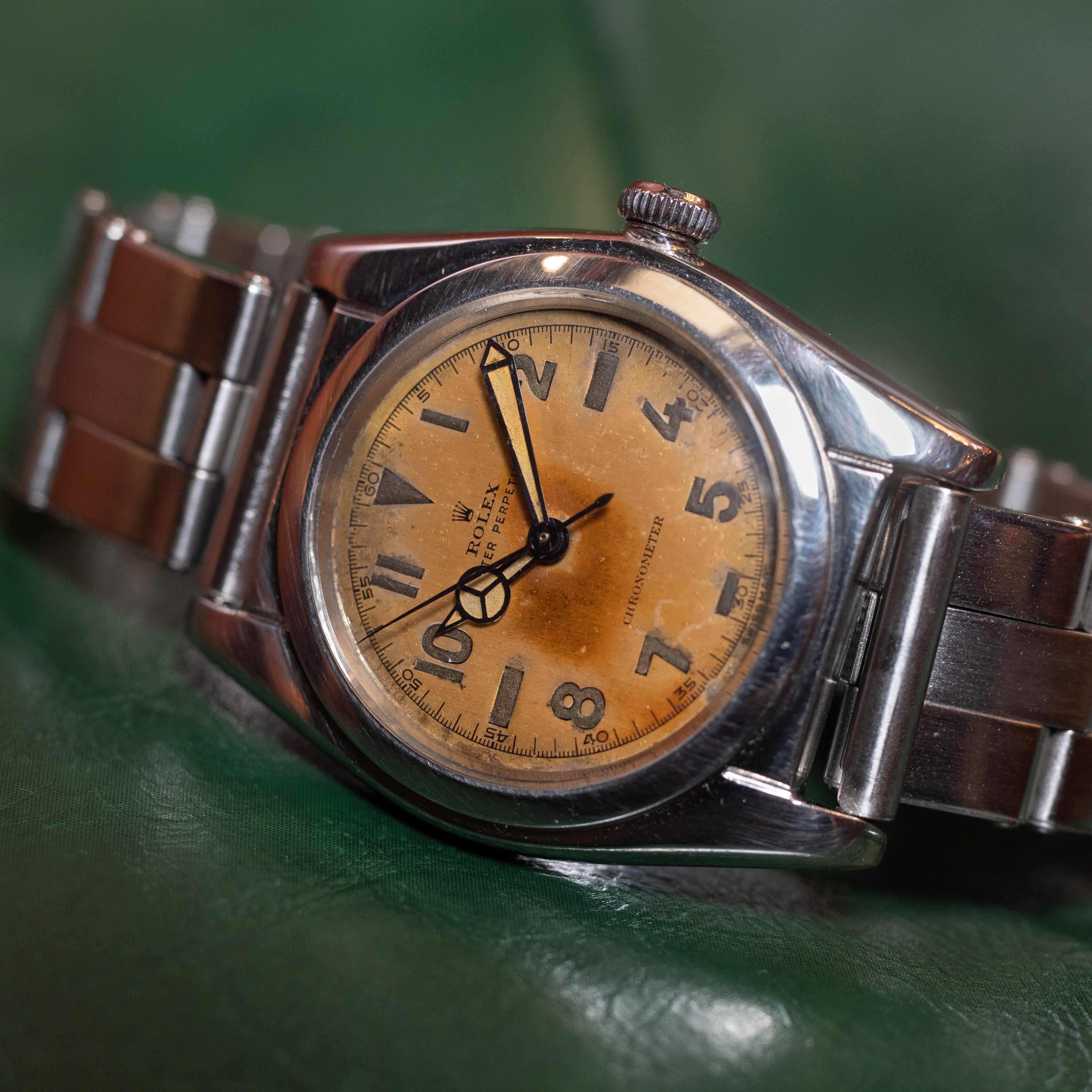 ロレックス バブルバック セミユニークダイヤル Ref.2940 1940年代製