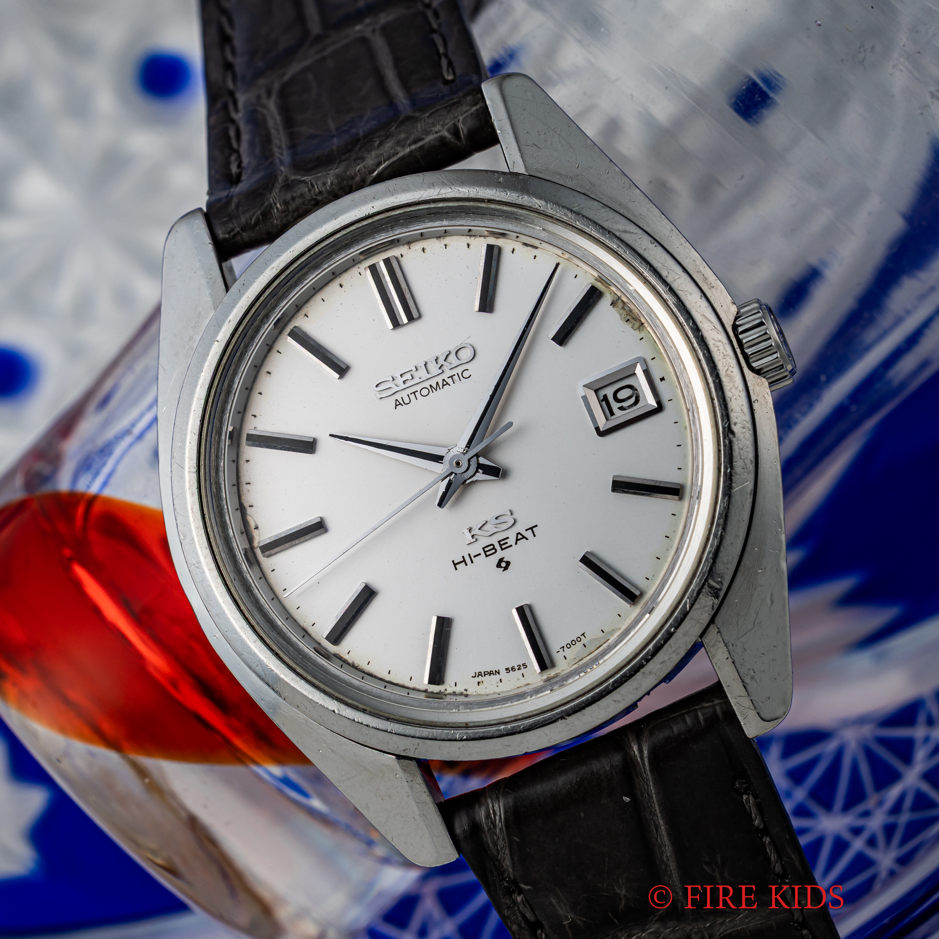 セイコー キングセイコー 56KS Ref.5625-7000 Cal.5625 純正尾錠 純正ベルト