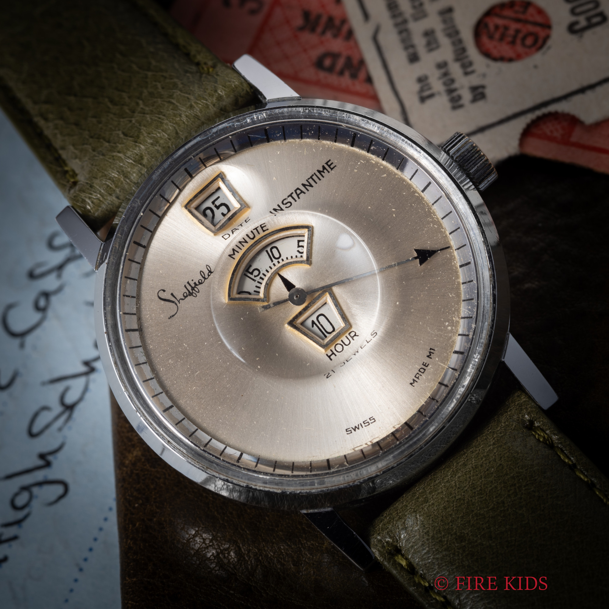 シェフィールド ジャンピングアワー 1970年代 自動巻き