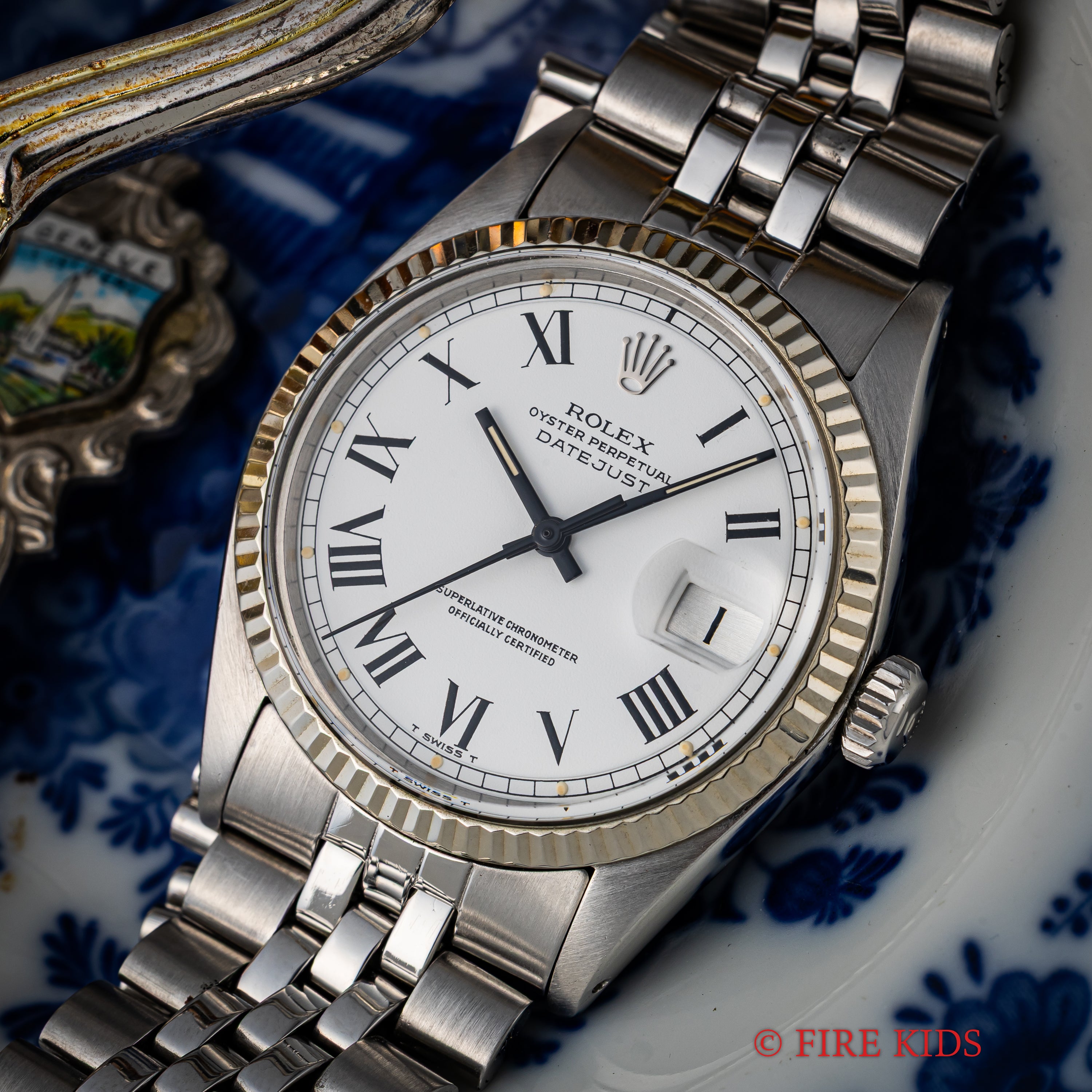 ロレックス デイトジャスト 自動巻き 1973年製 Ref.1601 バックリーダイヤル