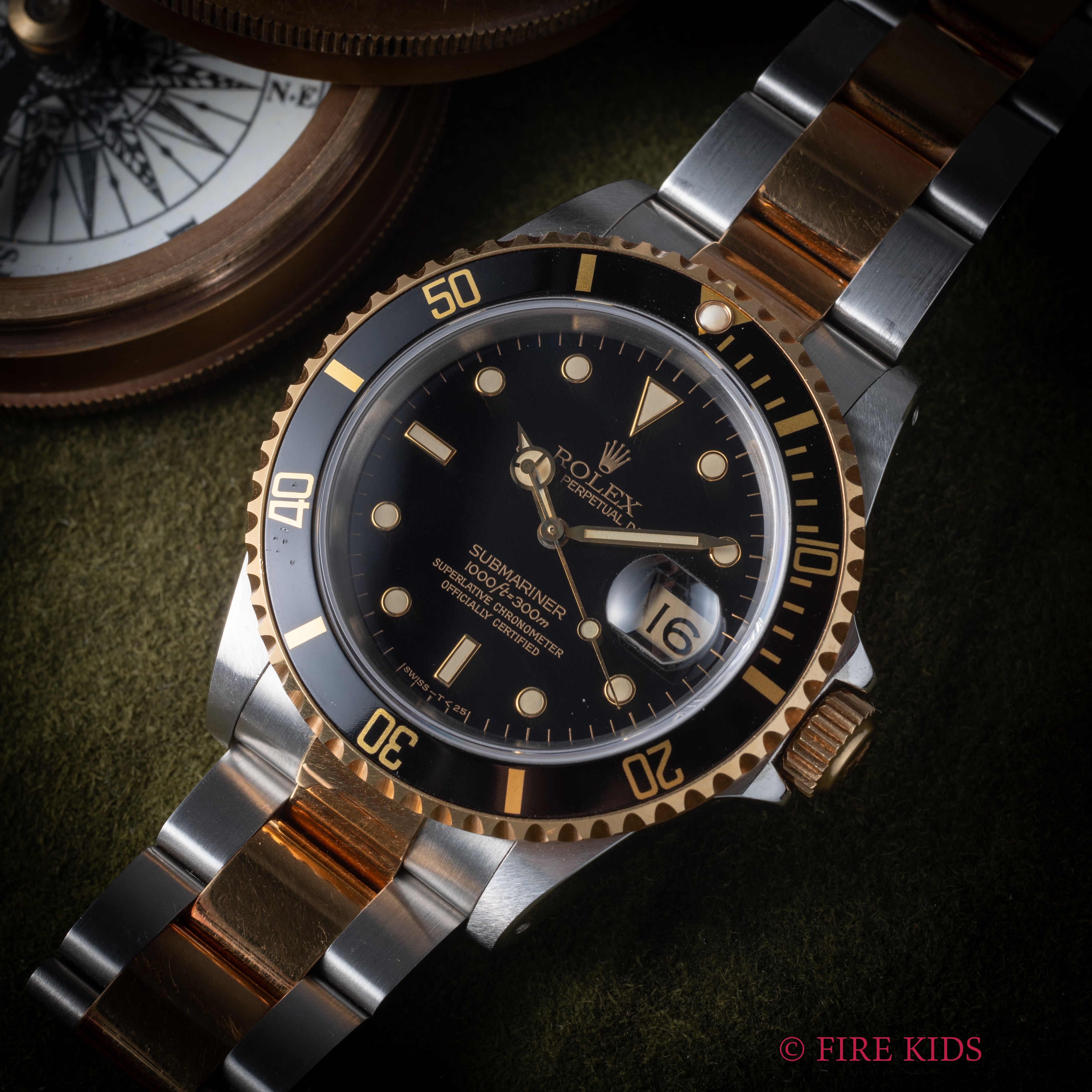 ロレックス サブマリーナー 1991年製 コンビ Ref.16613 N番 自動巻き