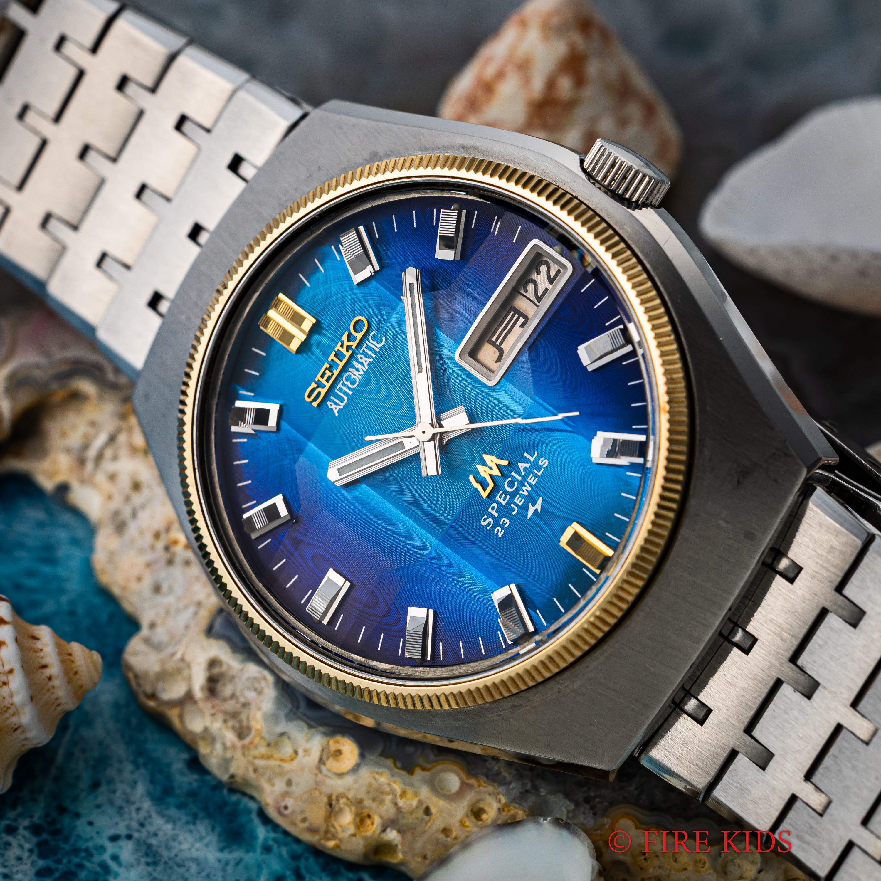 セイコー LM スペシャル Ref.5216-7020 1974年製 自動巻 カットガラス 純正ブレス