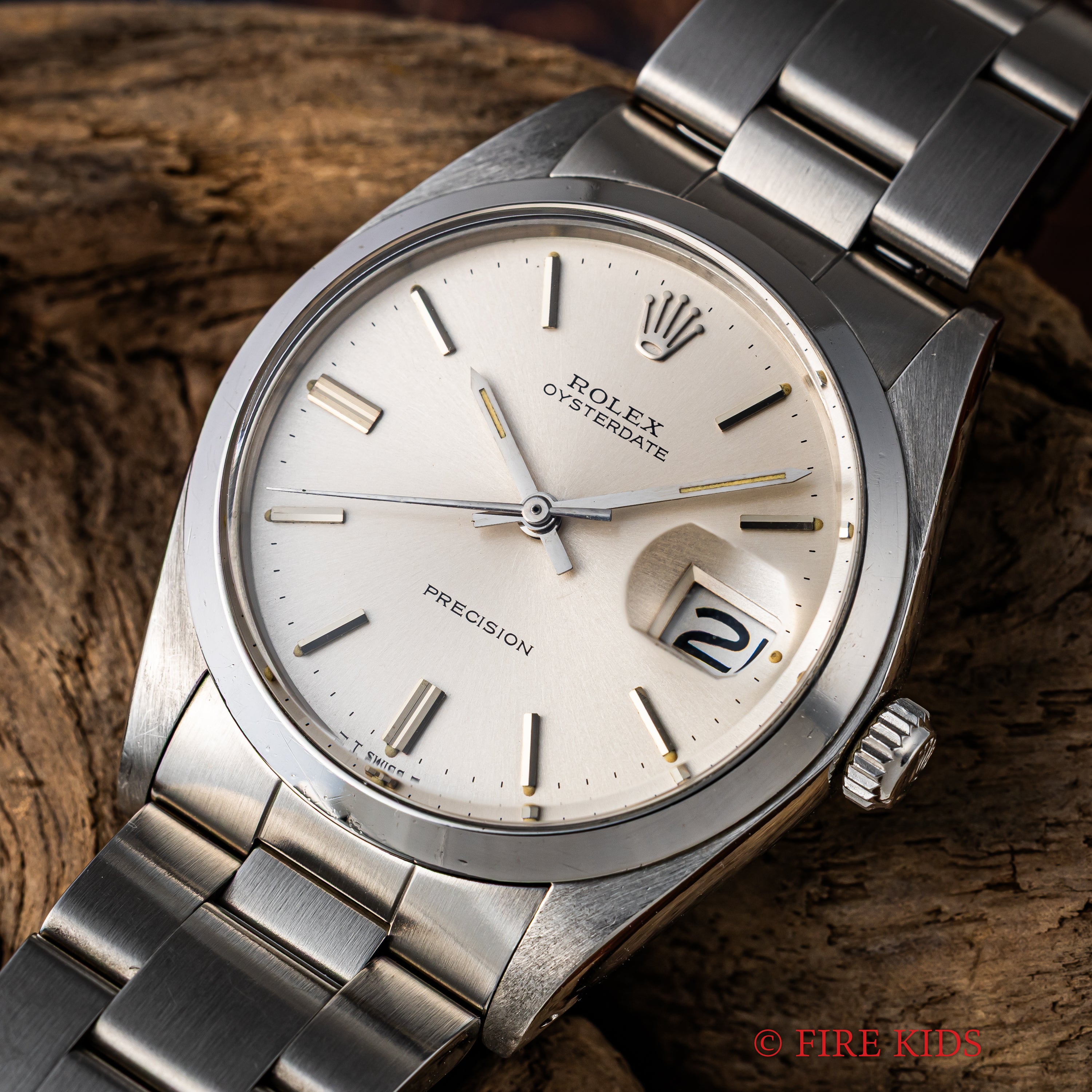 ロレックス オイスターデイト 1971年製 Ref.6694 手巻 純正巻きブレス