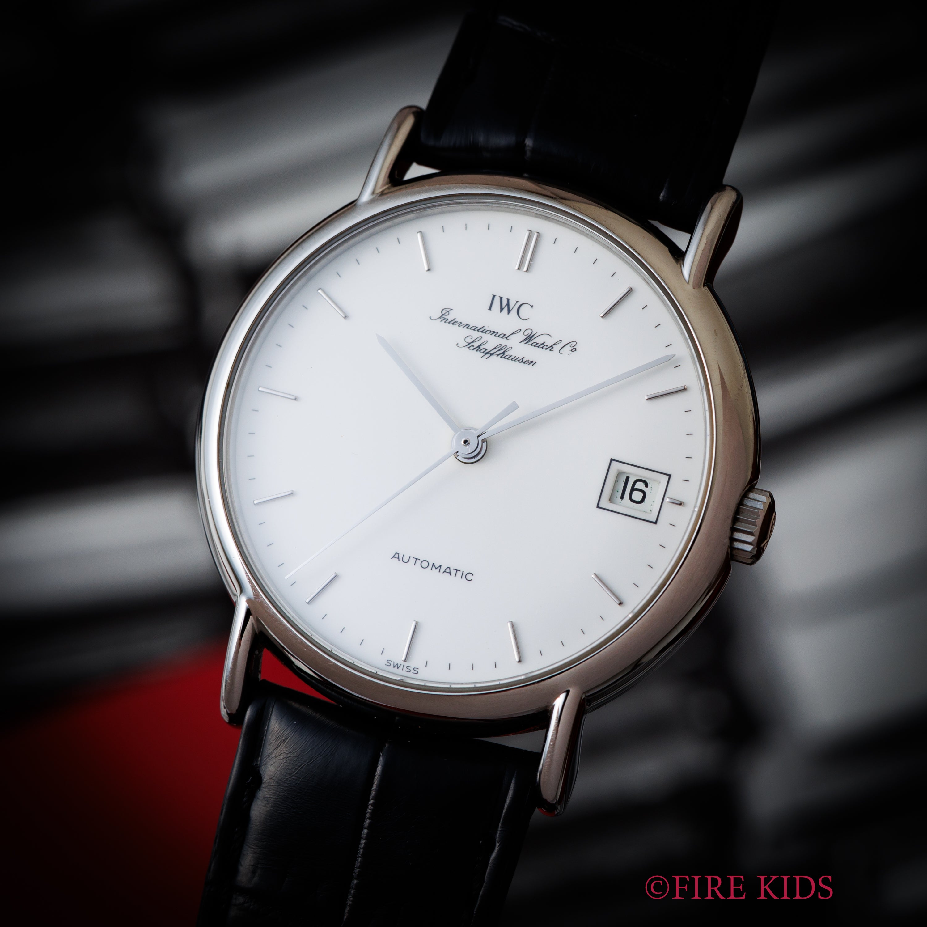 IWC ポートフィノ 1991年製 自動巻 ホワイトダイヤル 純正尾錠