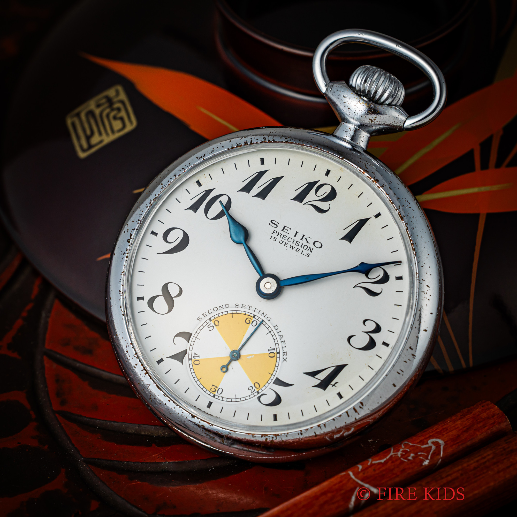 セイコー 懐中時計 19セイコー 電電公社 1963年製 手巻き スモールセコンド ハック付き