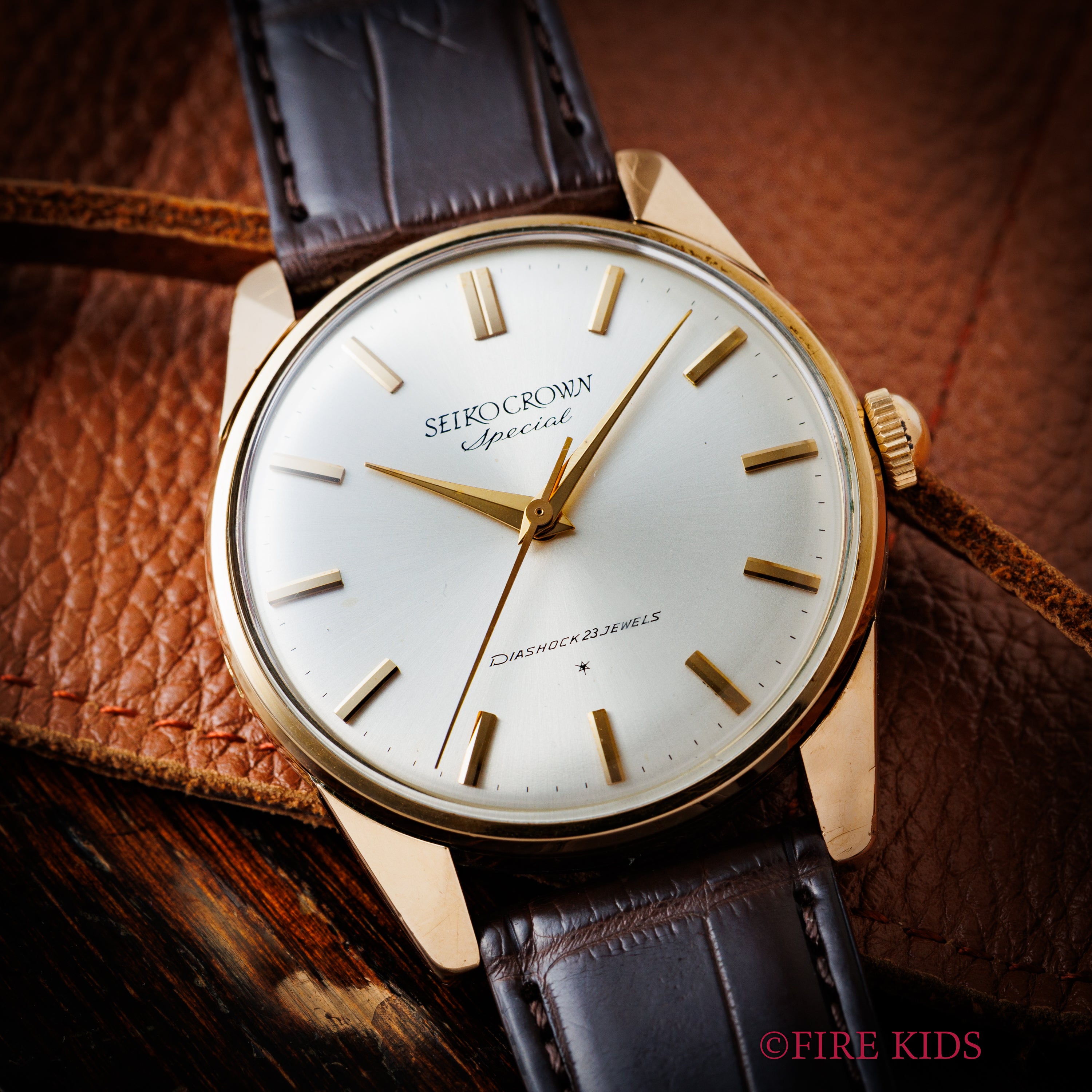 セイコー クラウンスペシャル 1964年製 金張り Ref.70299 箱付き