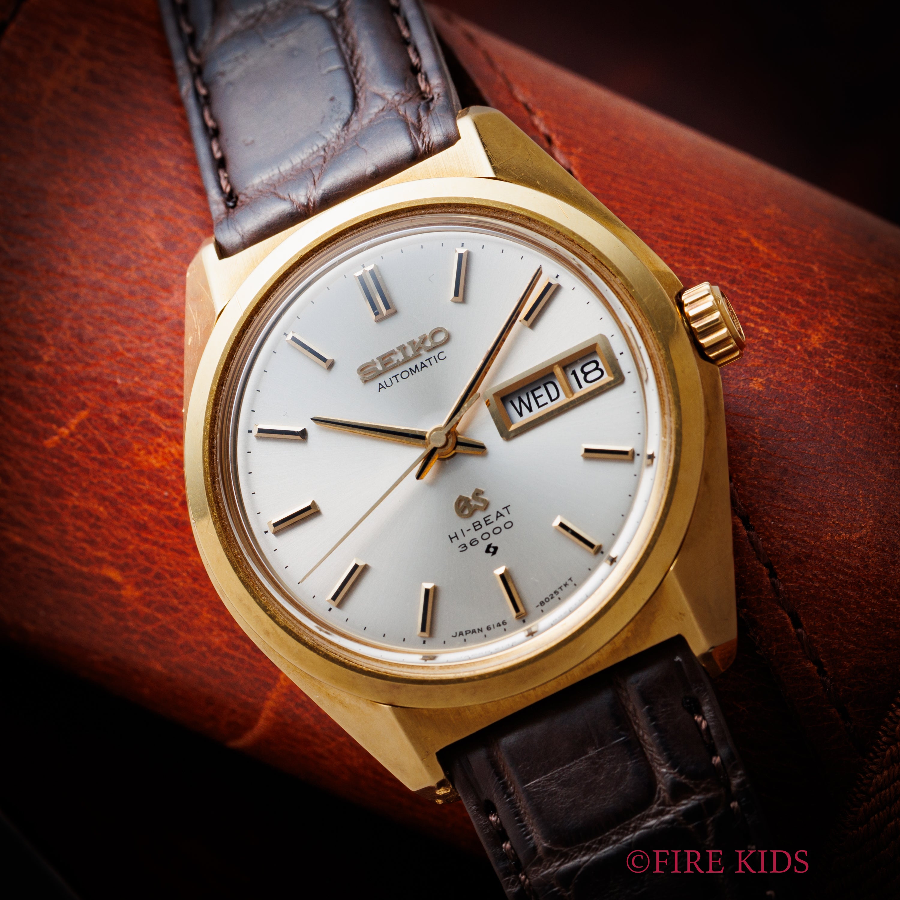 グランドセイコー 18金無垢 1970年製 Ref.6146-8000 10振動自動巻き