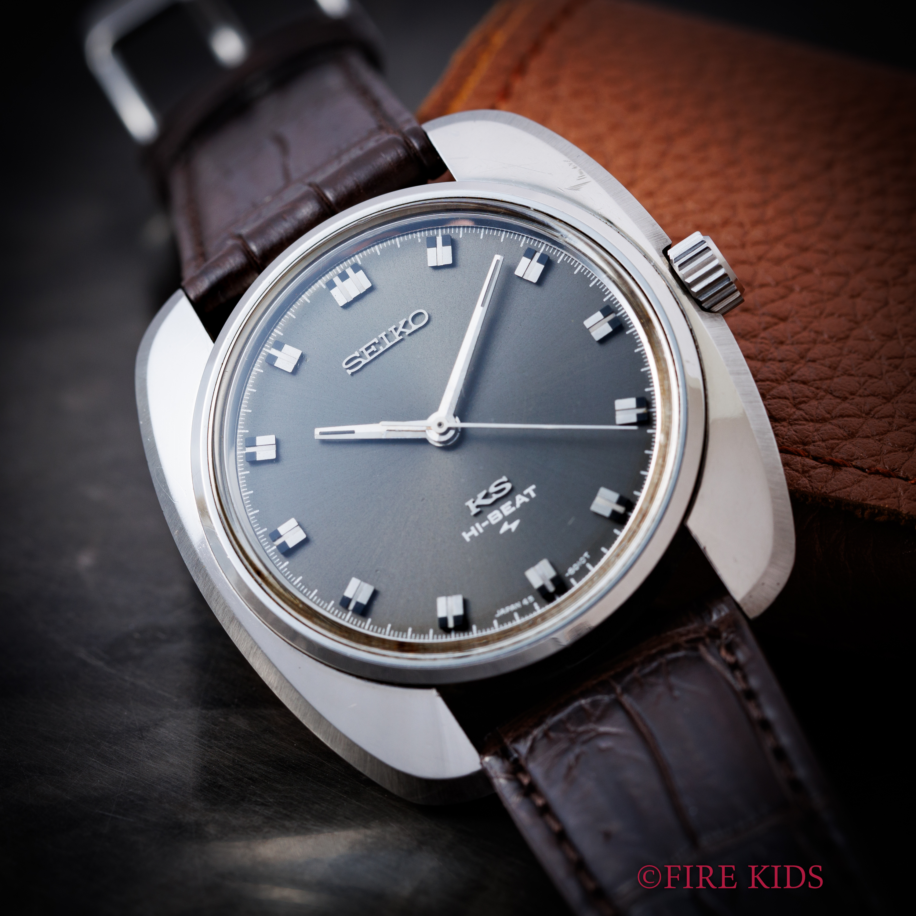 キングセイコー ハイビート 1969年製 Ref.45-8000 グレーダイヤル 10振動手巻き