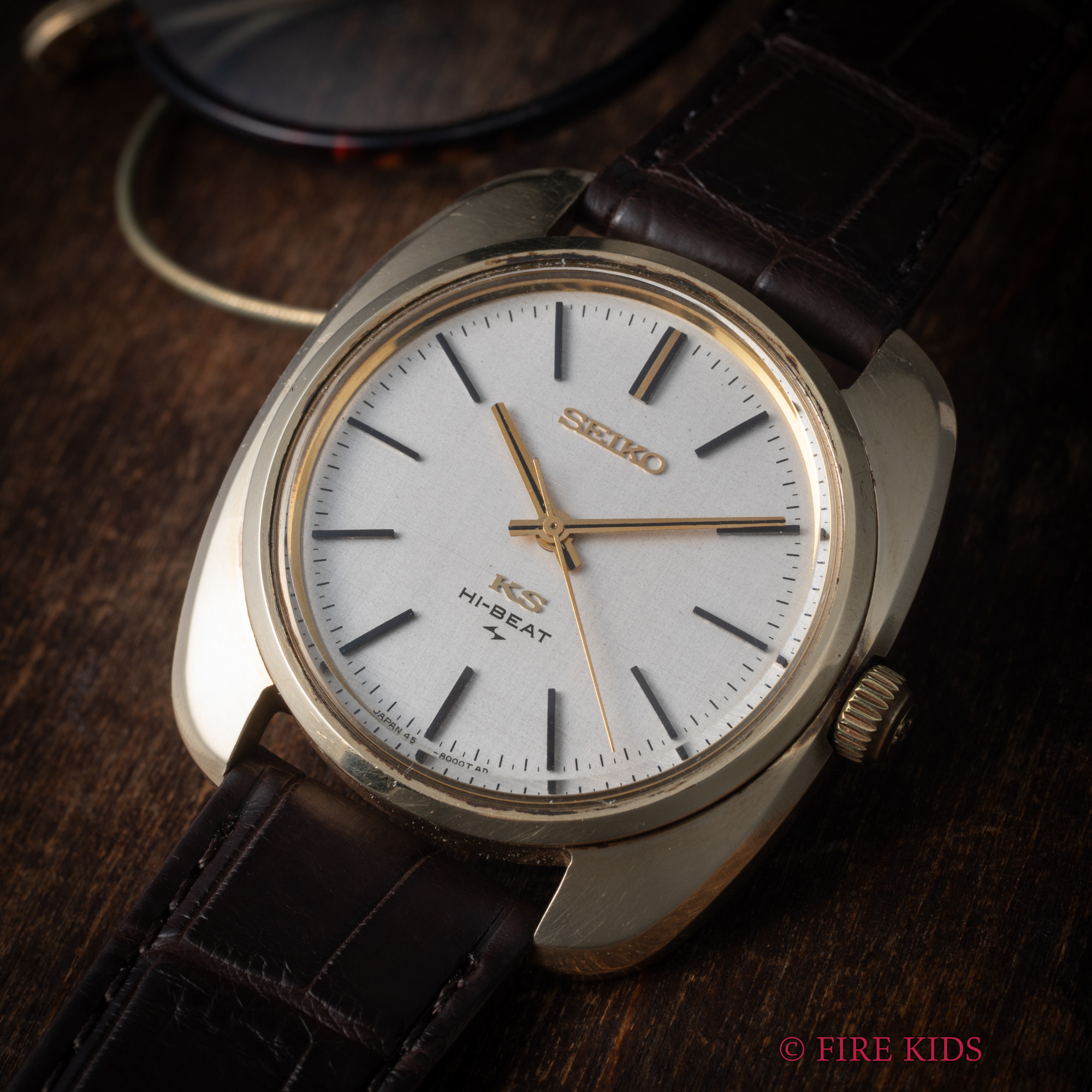 キングセイコー 45KS 1969年製 CAPゴールドケース 10振動手巻 45‐7000