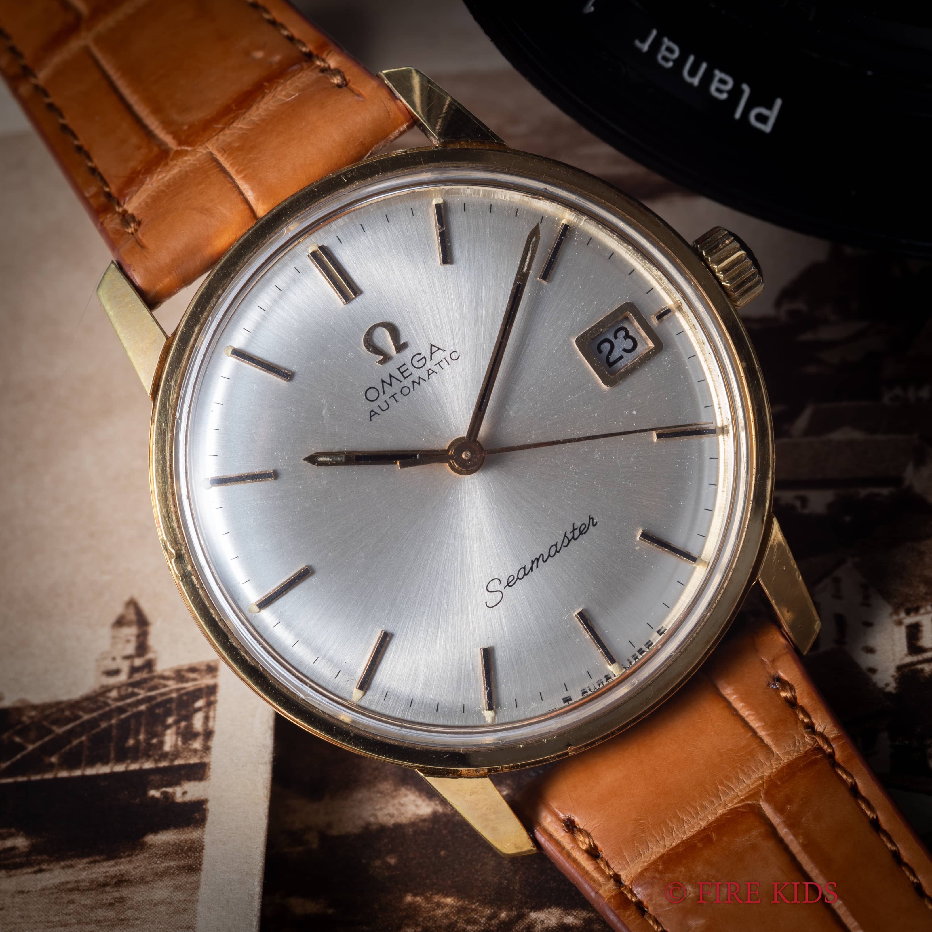 オメガ シーマスター 1968年製 トップゴールドケース 自動巻き Ref.166.037