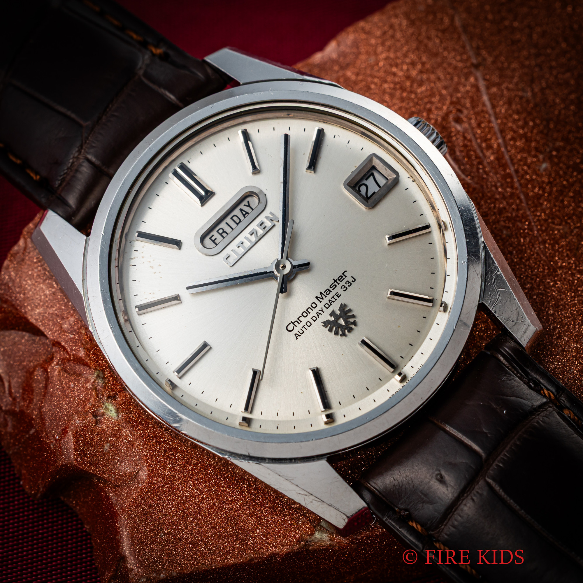 シチズン クロノマスター 1967年製 デイデイト自動巻 鷲メダリオン