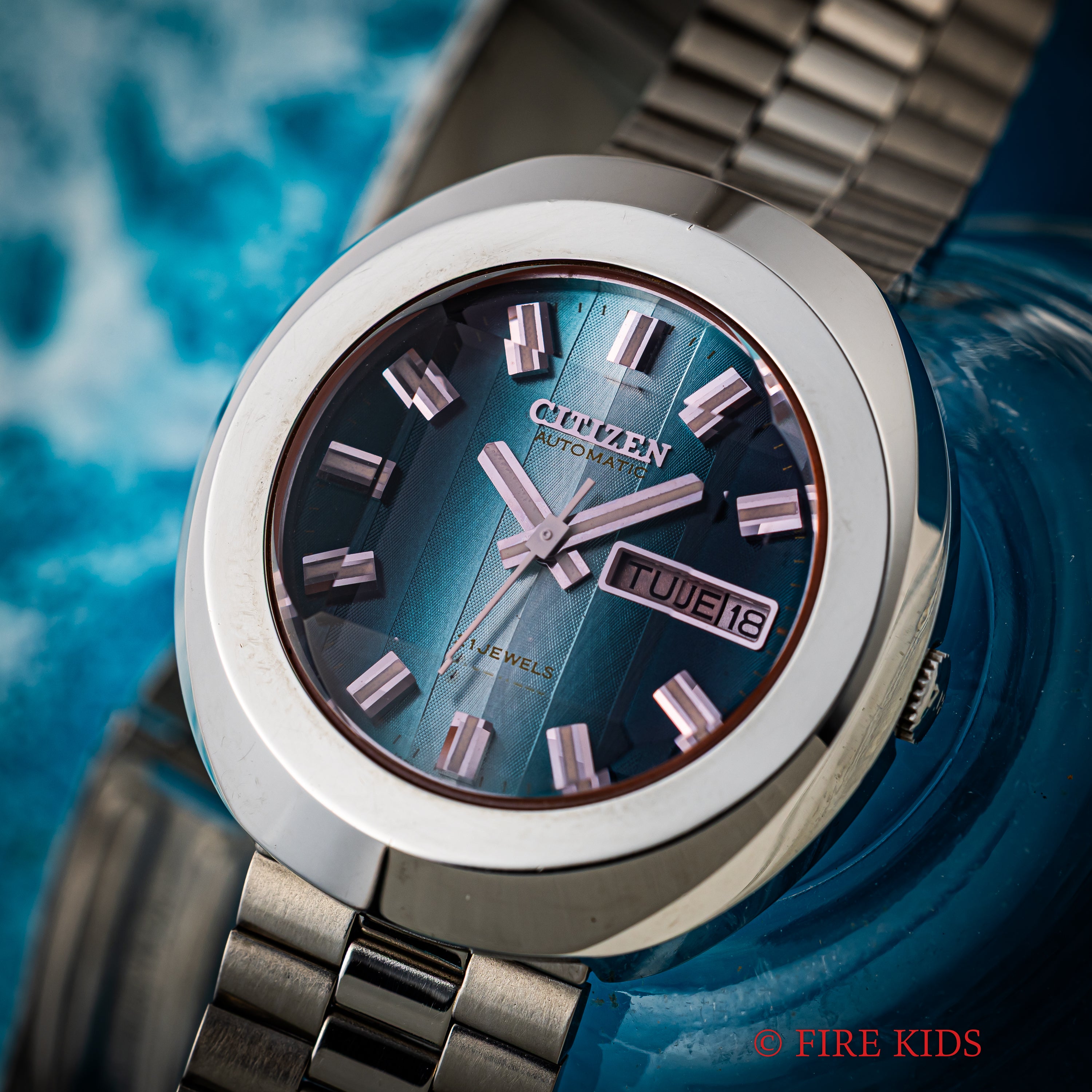 シチズン セブンスターV2 1973年製 ブルーグラデーション Ref.4-652223-TA N.O.S タグ付き