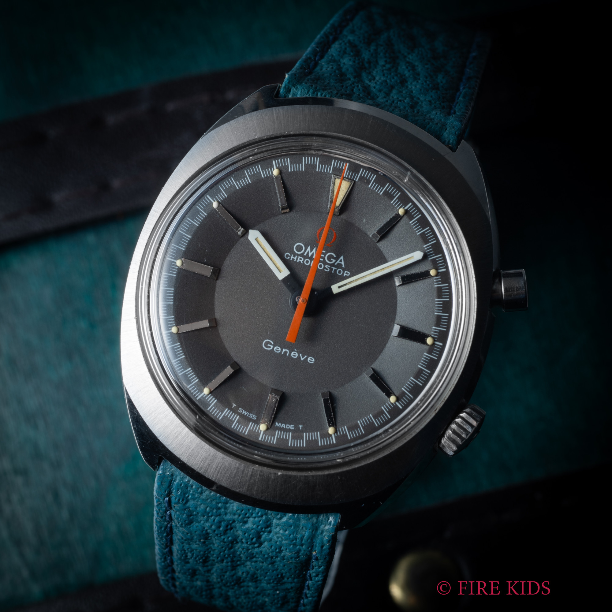 オメガ クロノストップ 1967年製 Ref.145.009 手巻 Cal.865 オリジナル革ベルト