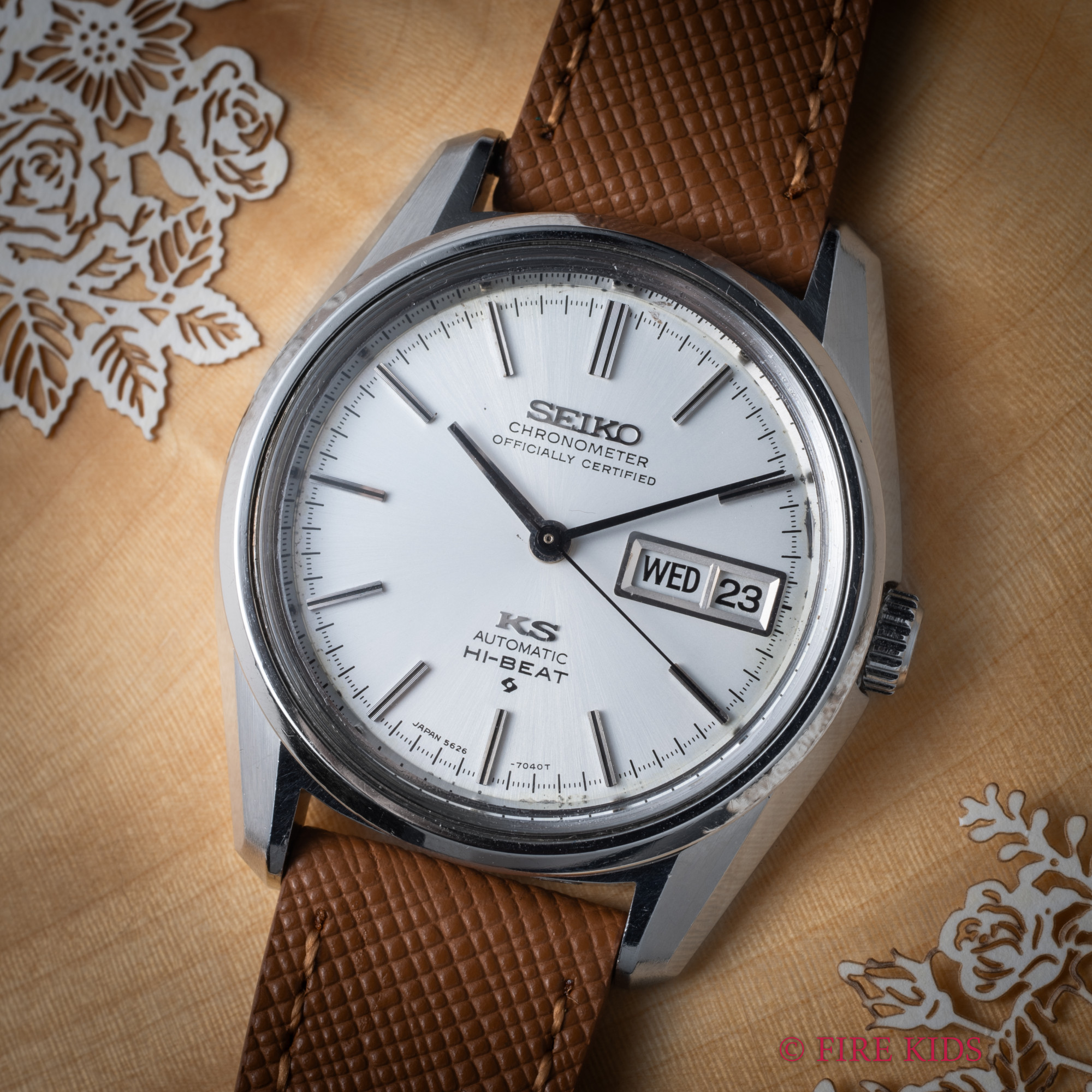 キングセイコー クロノメーター 1969年製 Ref.5626-7040 ハイビート自動巻クロノメーター ワンピースケース