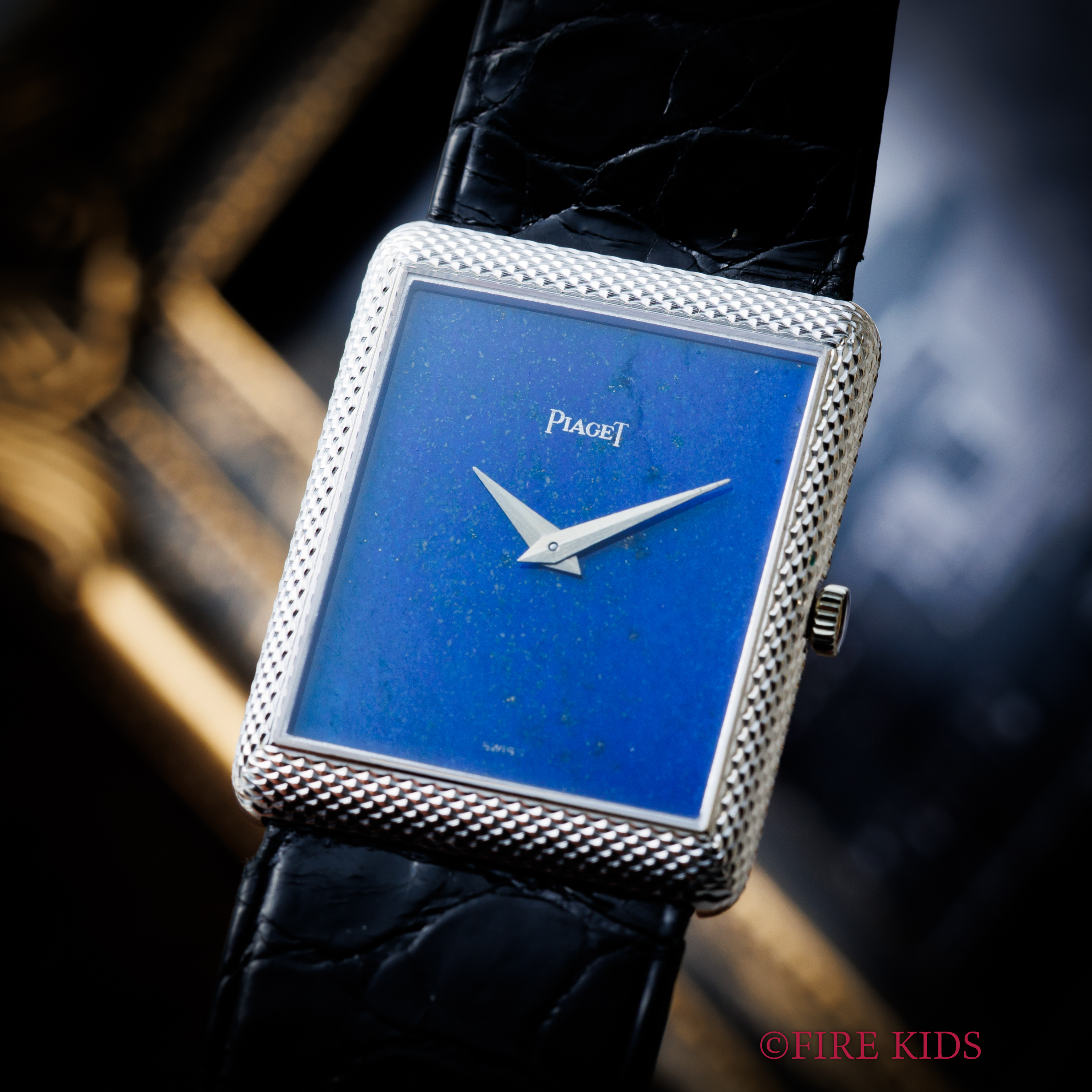 ピアジェ プロトコール Ref.9152 手巻き 1970年代製 ラピスラズリ K18WG