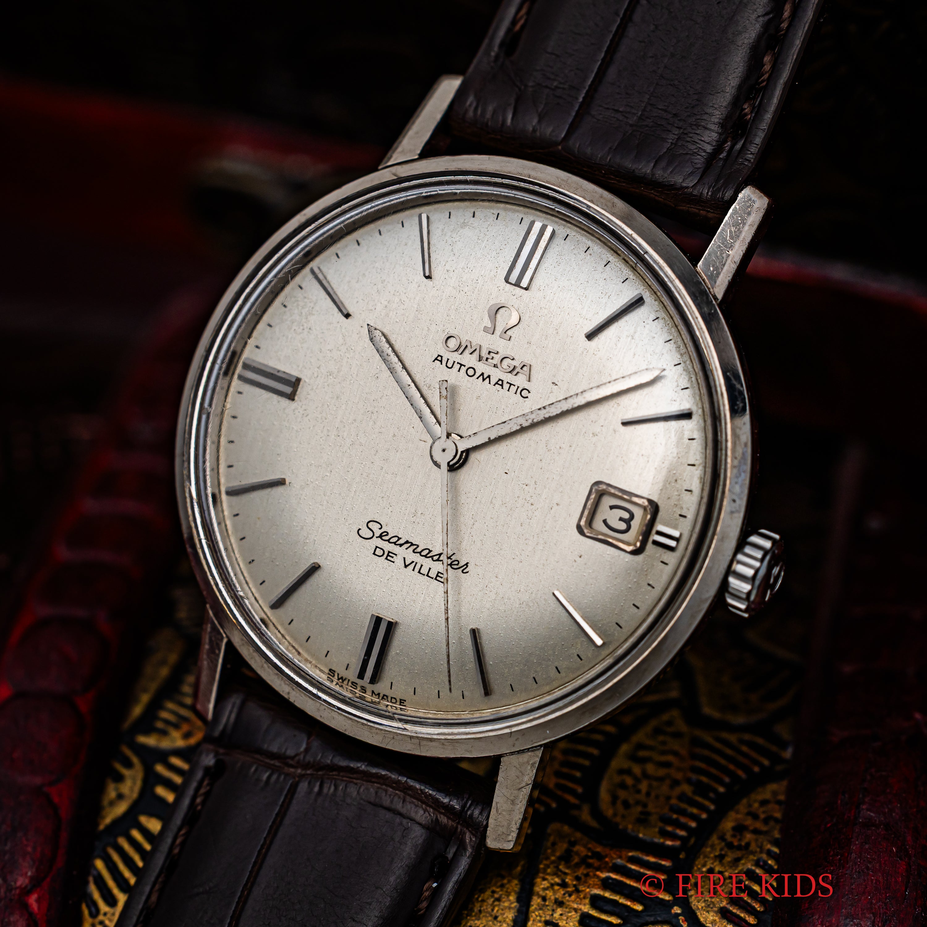 オメガ 18金無垢ホワイトゴールド シーマスター デ・ヴィル 1966年製 自動巻き