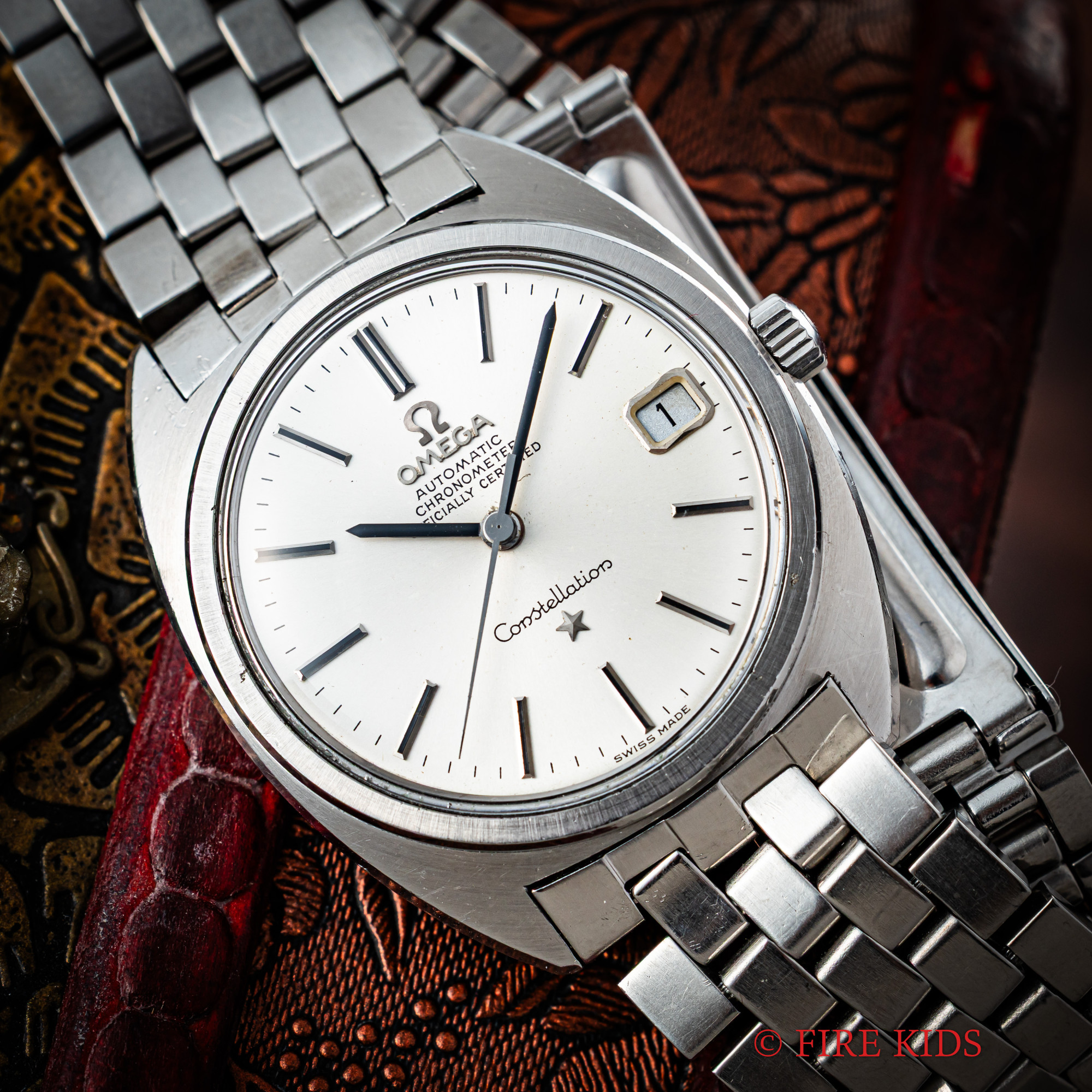 オメガ OMEGA コンステレーション ジェンタ前期 1969年製 Cal.564 純正ブレス