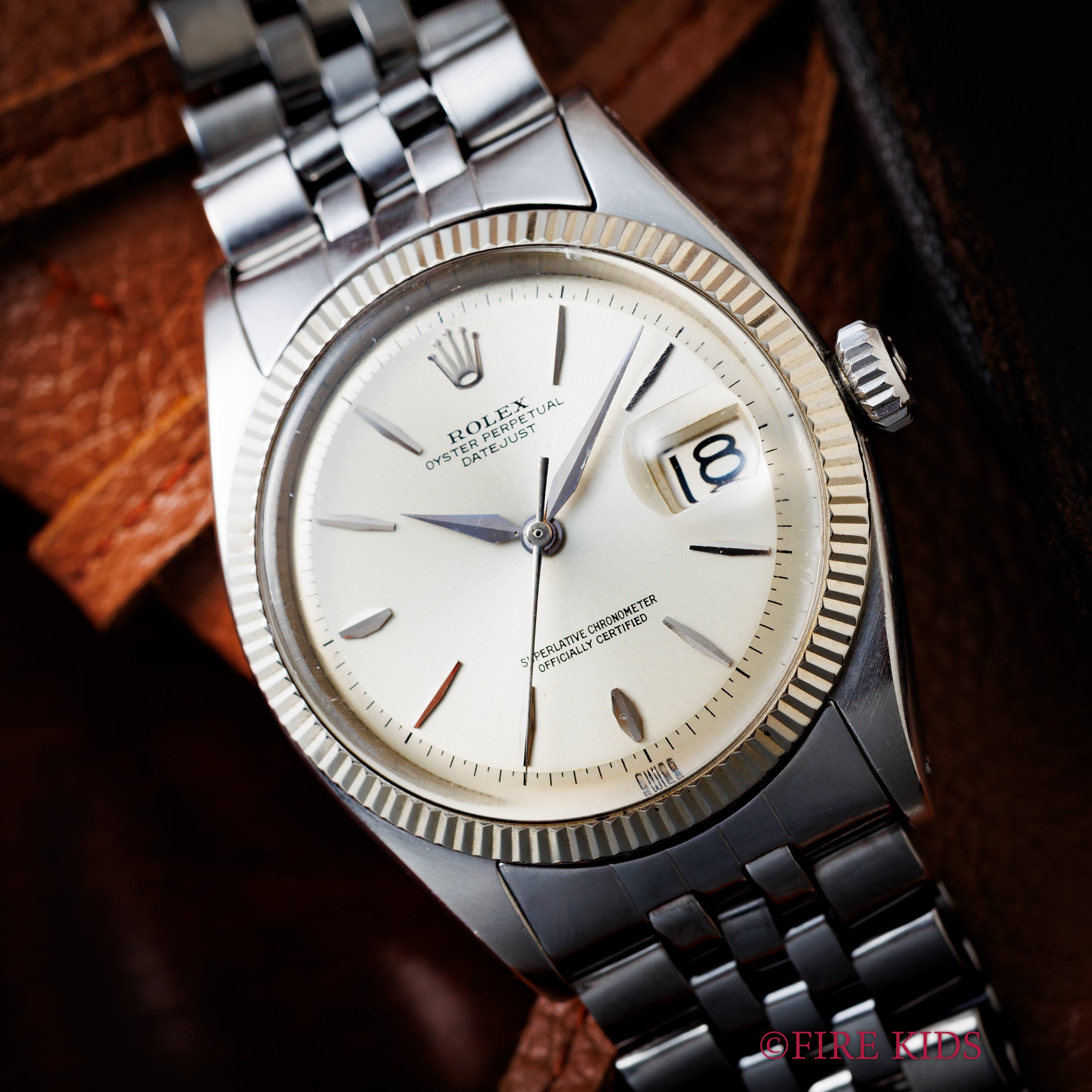 ロレックス デイトジャスト Ref.1601初期型 アルファハンド 自動巻き 1960年製（昭和35年製） Cal.1560 純正ジュビリーブレス