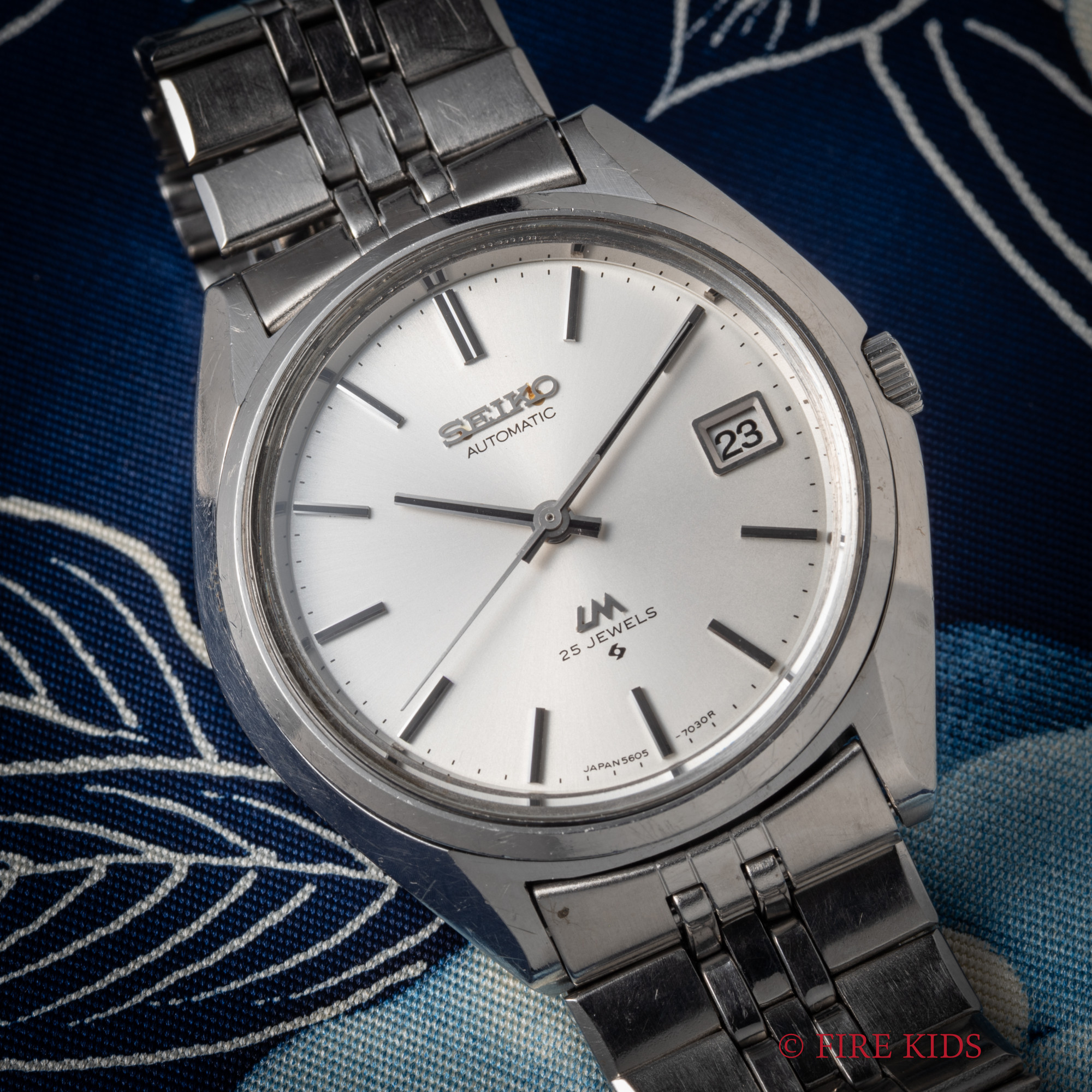 セイコー ロードマチック 1971年製 Ref.5605-7050 自動巻 純正ステンレスブレス