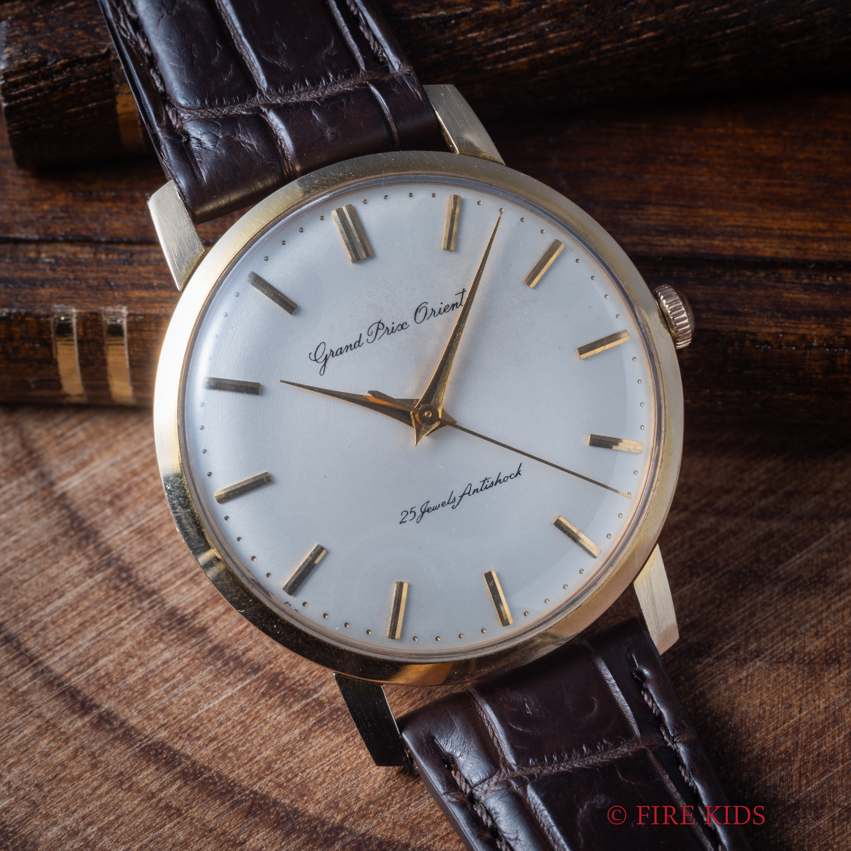 オリエント グランプリオリエント 1960年代製 14金張りケース 手巻き
