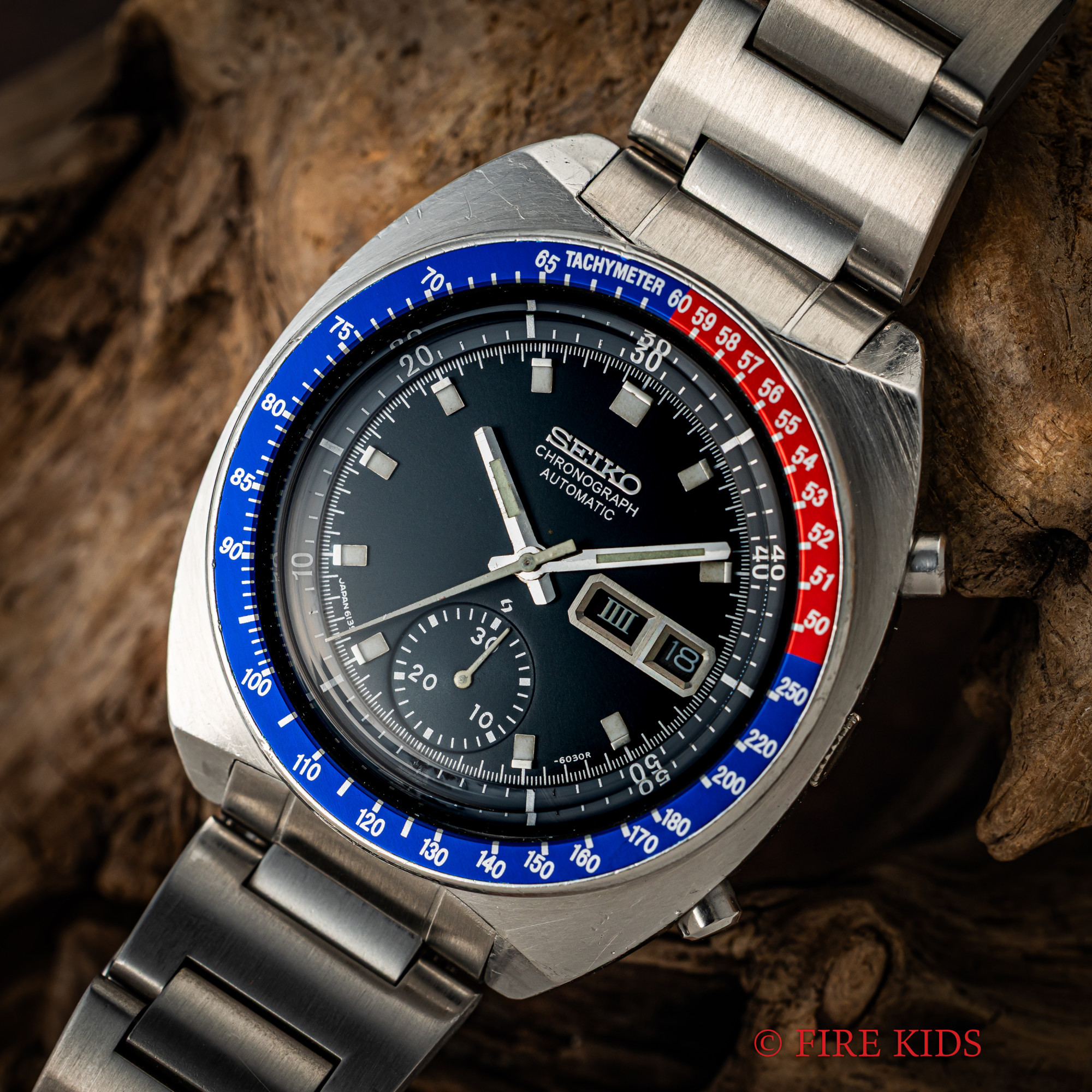 セイコー クロノグラフ 1969年製 ペプシベゼル Ref.6139-6002 Cal.6139 デイデイト表示