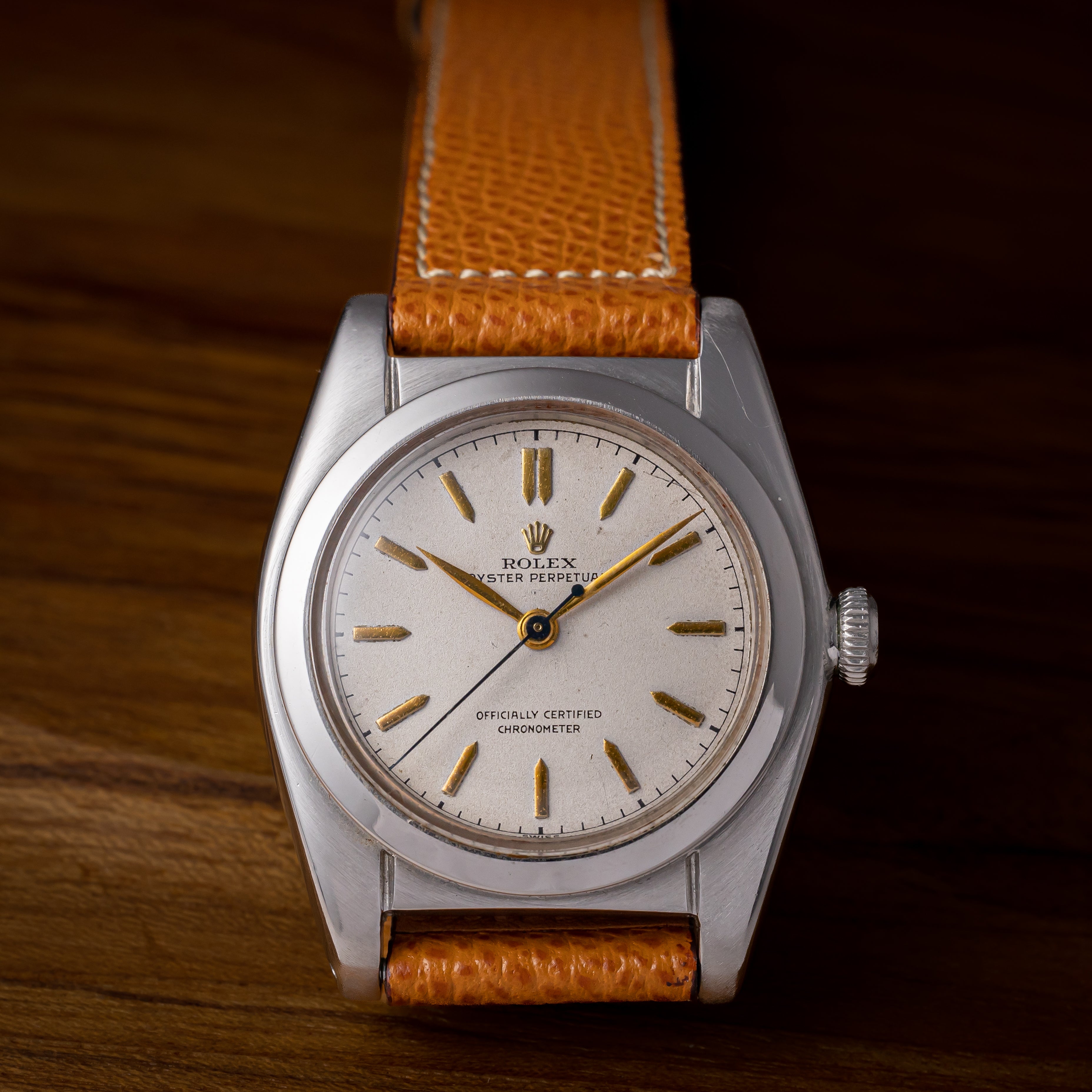 ロレックス バブルバック 後期型 1940年代製 Ref.2940 リダンダイヤル