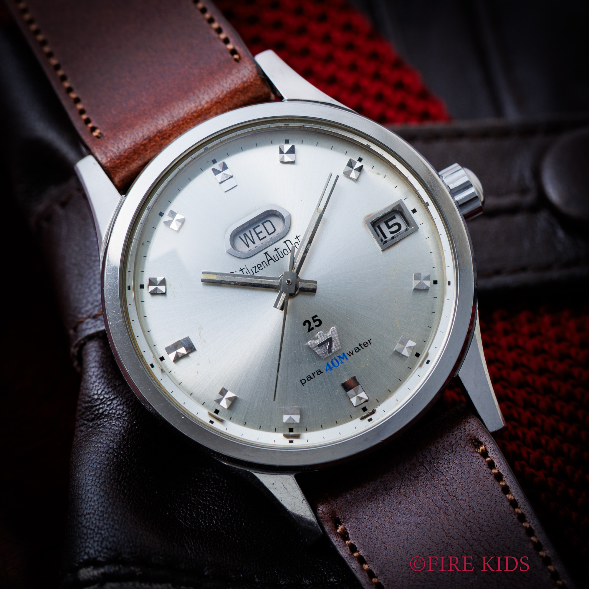 シチズン オートデーター7 1965年製 ジェットローター自動巻き