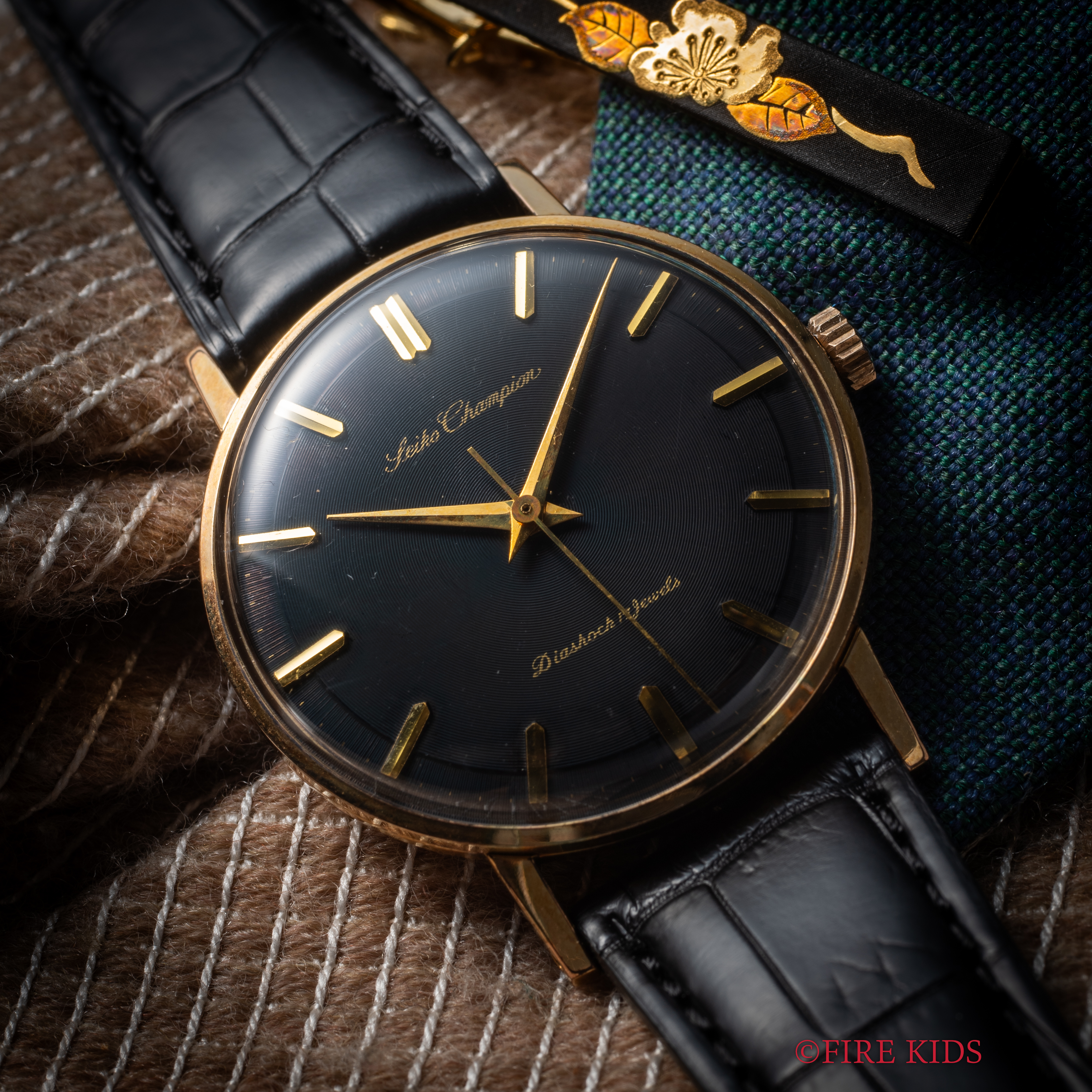 セイコー チャンピオン 1961年製 Ref.15026E ブラックダイヤル 手巻き EGP