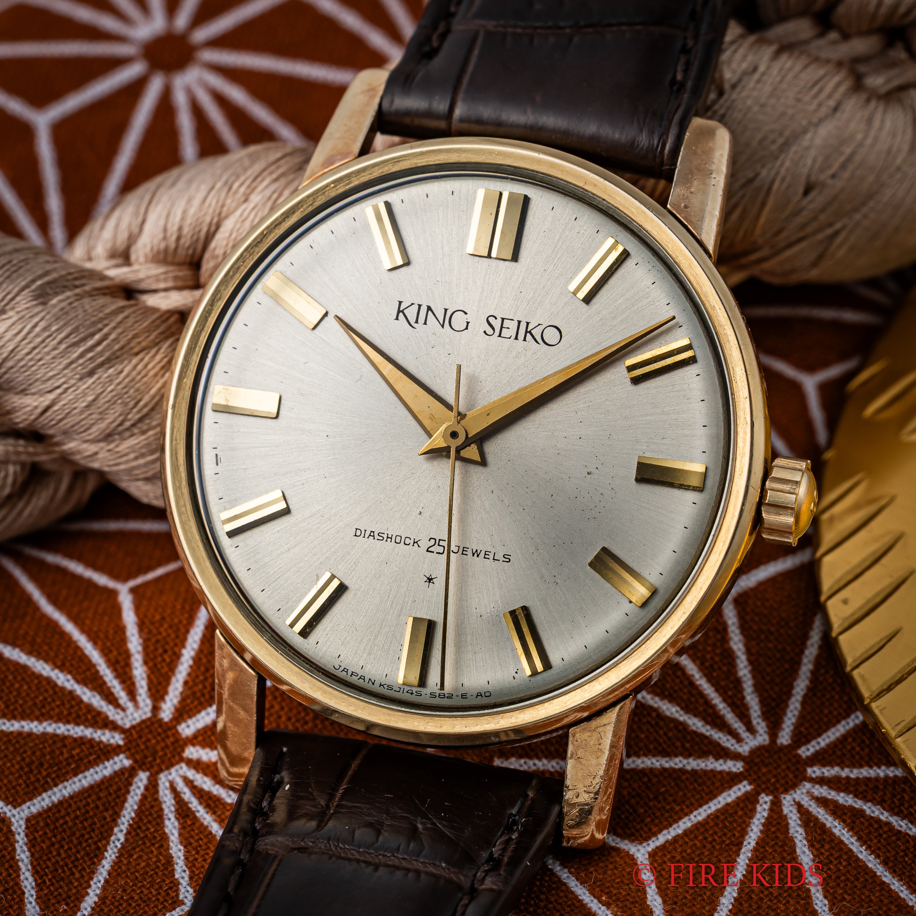 セイコー キングセイコーファーストモデル 1963年製 14金張り Ref.J14102 KS 25石手巻