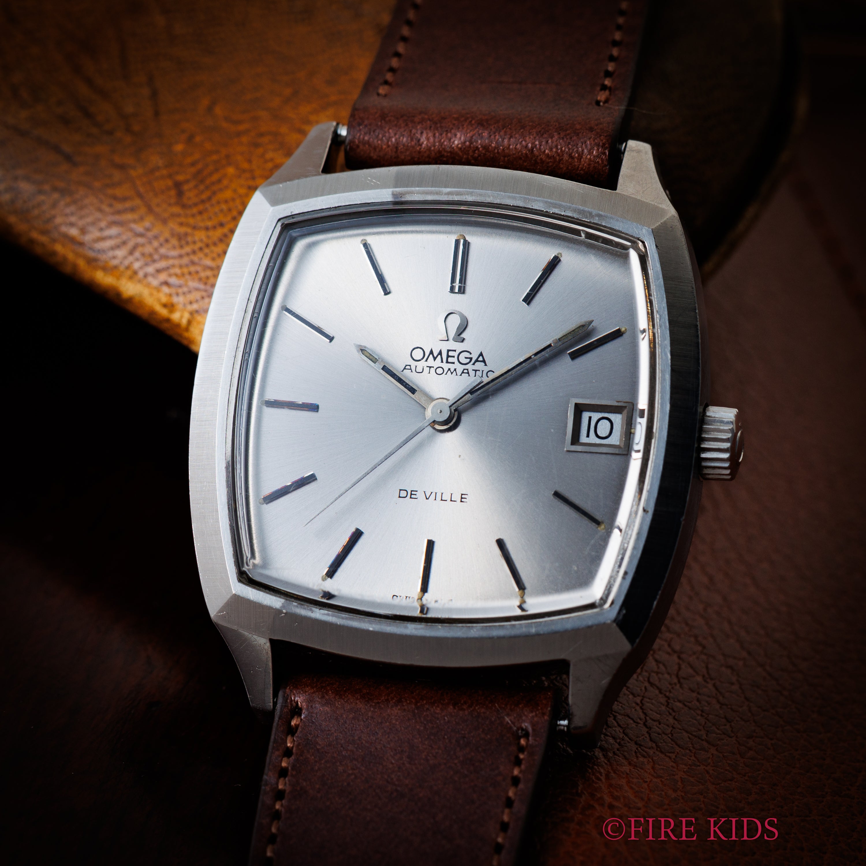 オメガ デ・ヴィル 1970年製（昭和45年製） クッションケース Ref.166.075 自動巻 純正尾錠