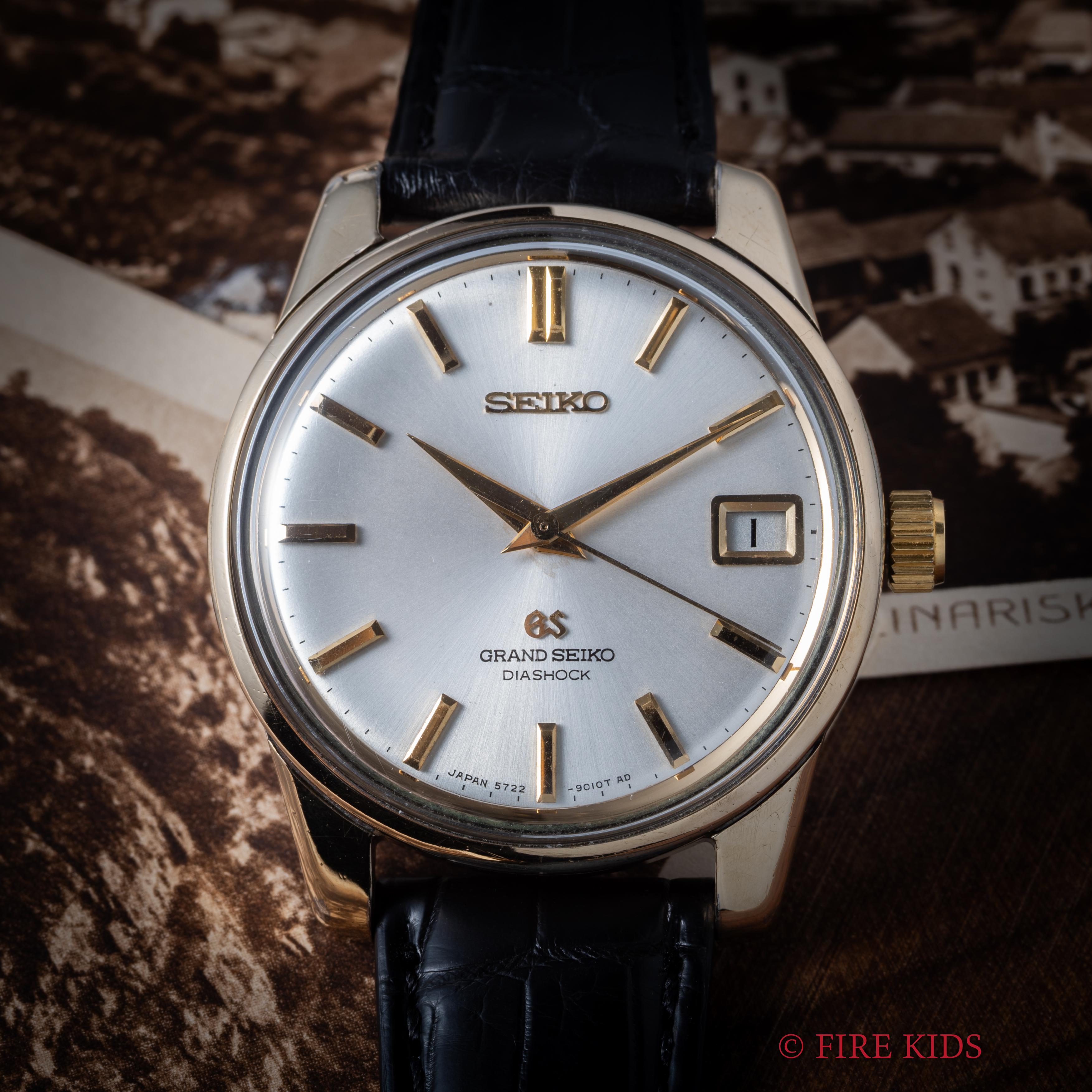 グランドセイコー 57GS後期型 1967年製 CAPゴールド Ref.5722-9011 手巻きCal.5722B