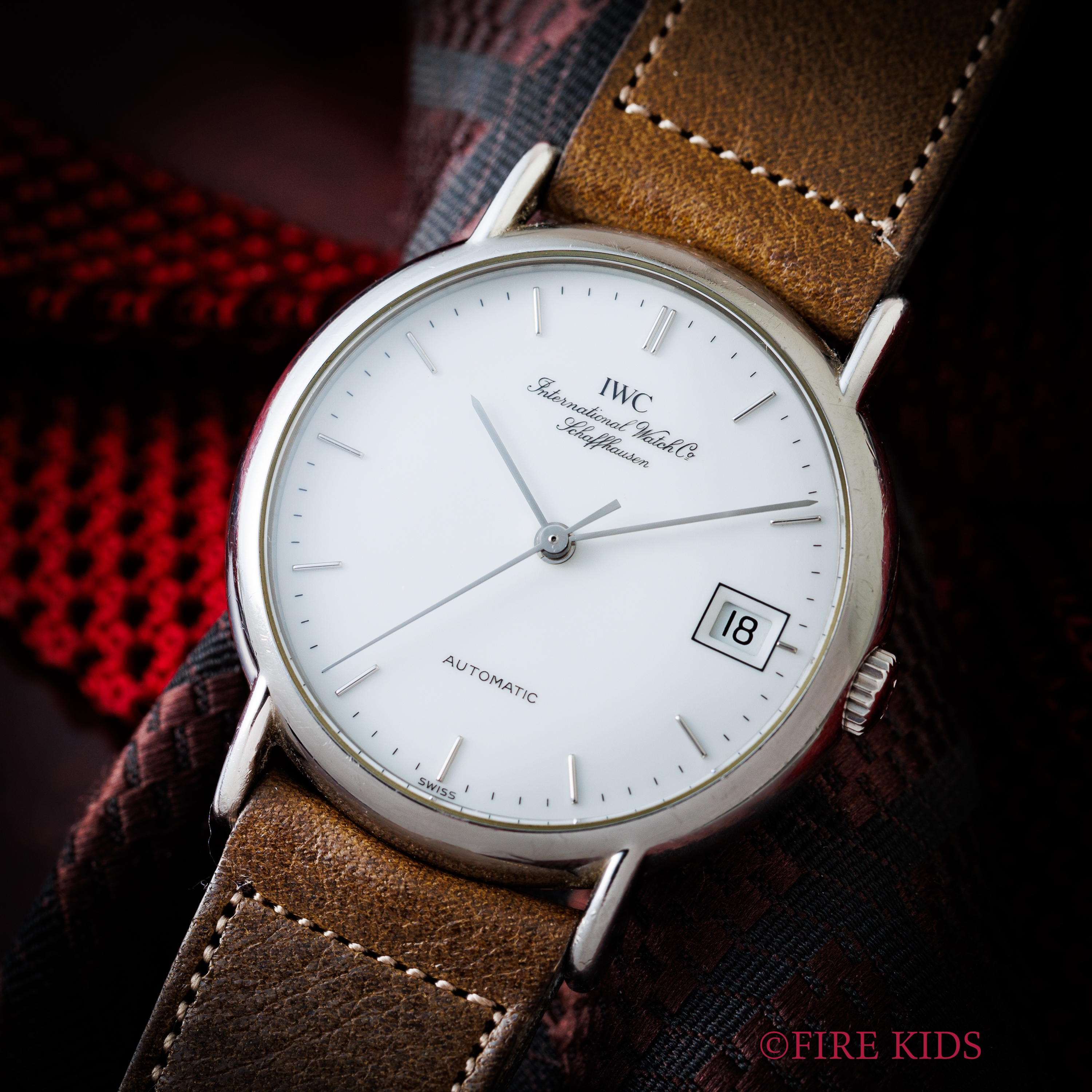 IWC　ポートフィノIWC ポートフィノ 1994年製 自動巻 ホワイトエナメルダイヤル