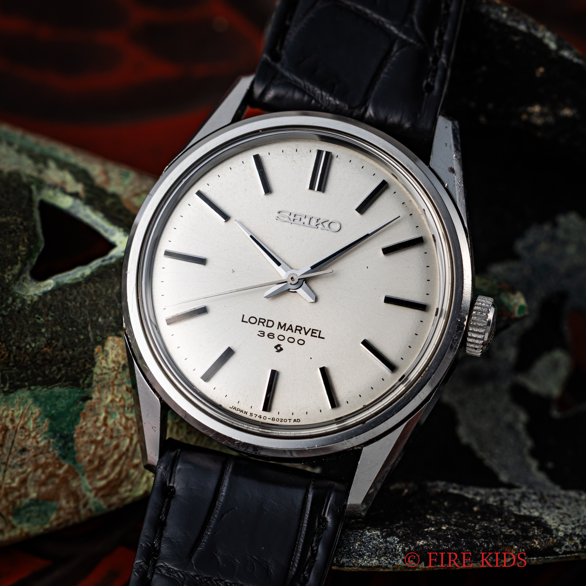 セイコー ロードマーベル 36000 1972年製 10振動手巻き シルバーダイヤル