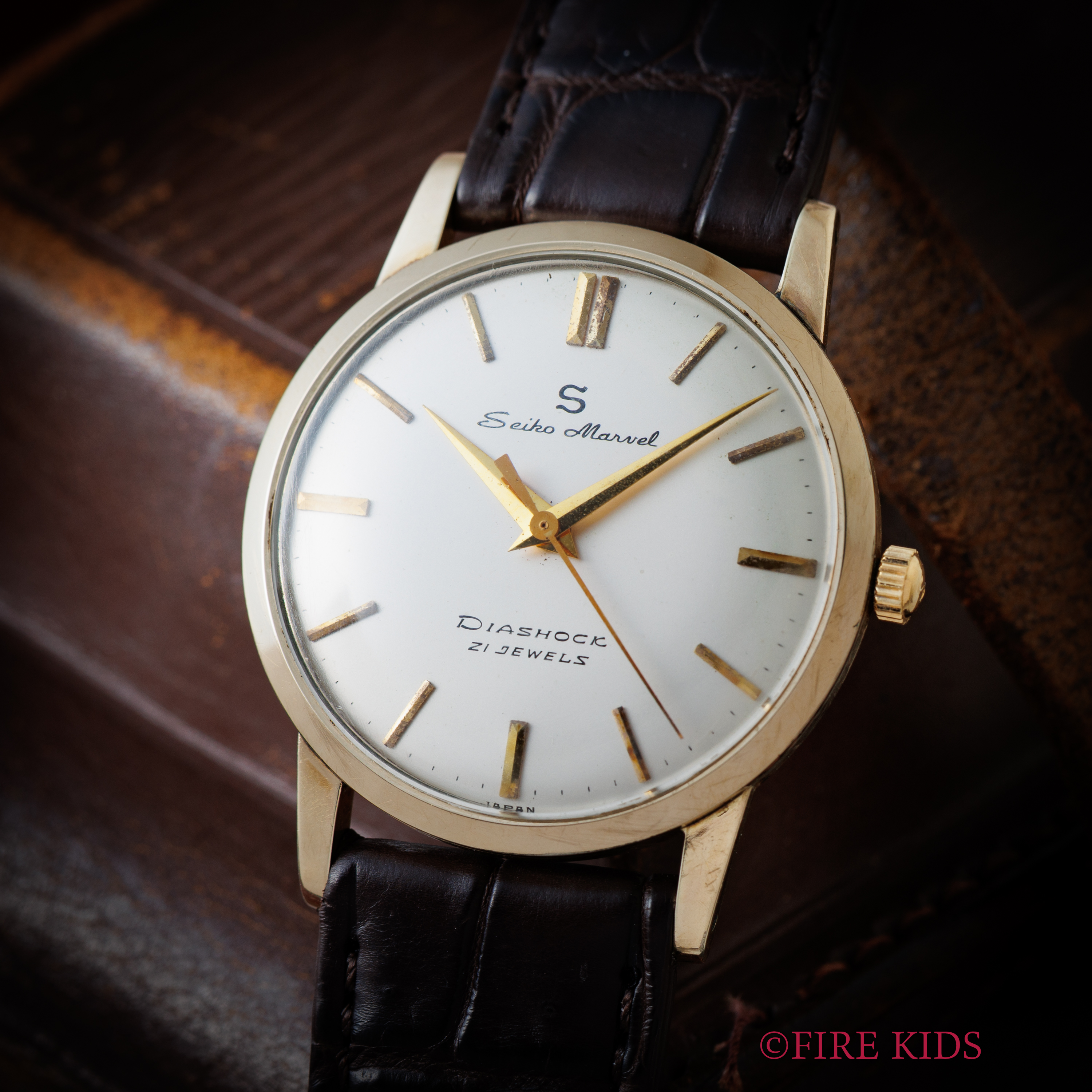 SEIKO　マーベル　14KGF　S蛇