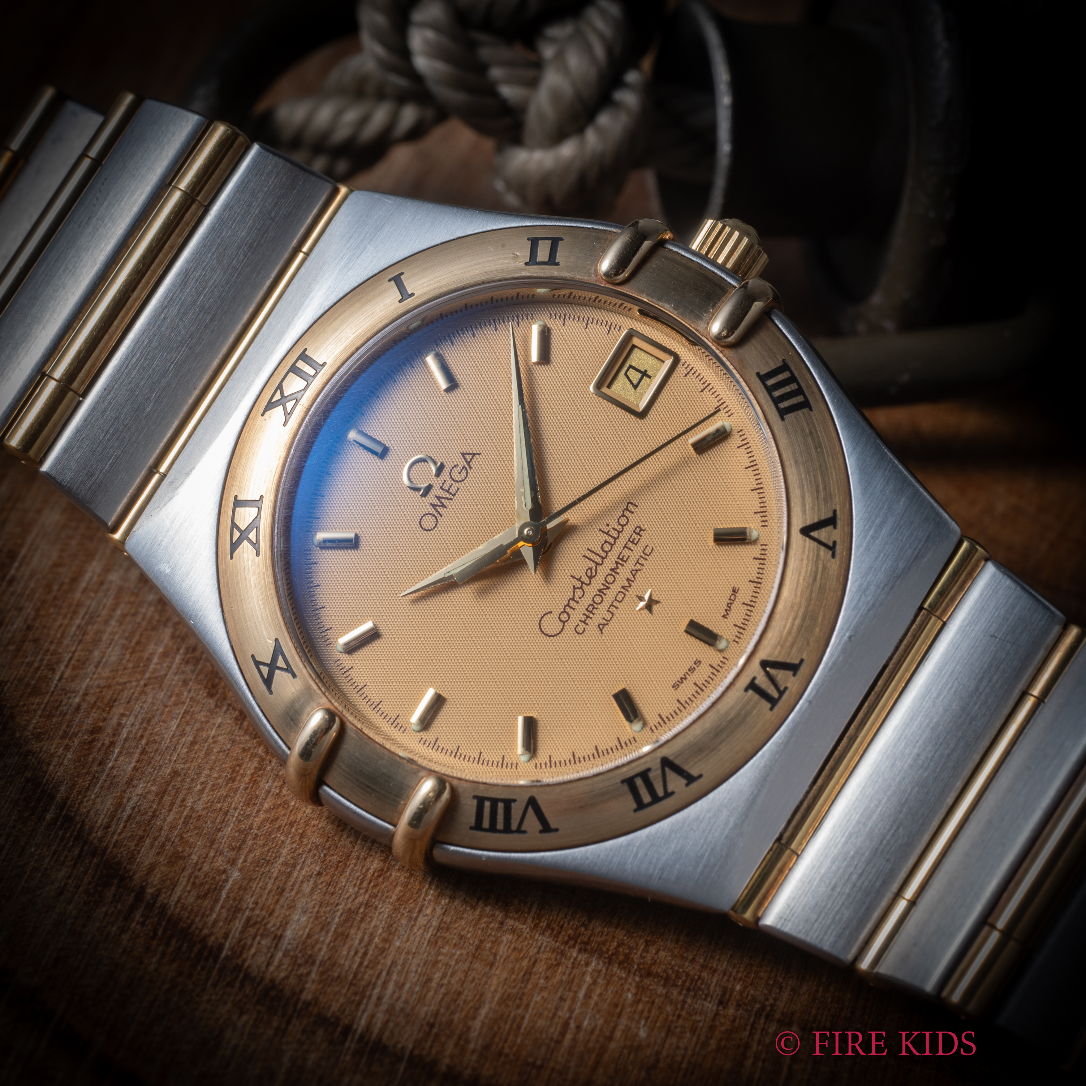 OMEGA　コンステレーションコンビ　シャンパン