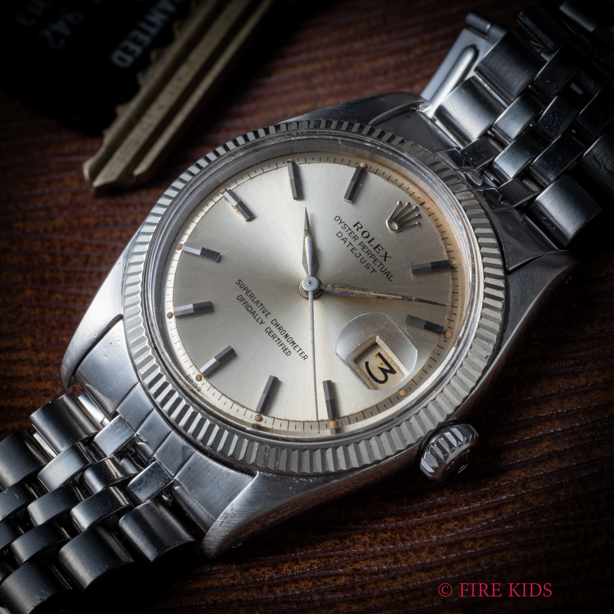 ロレックス デイトジャスト 1960年製（昭和35年製）Ref.1601アルファハンド 自動巻 純正ジュビリーブレス